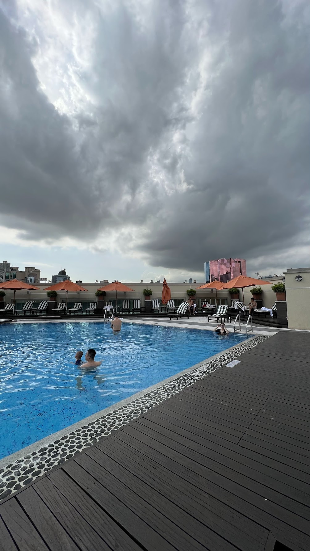 Sun Court Pool at the rooftop of InterContinental Grand Stanford Hong Kong