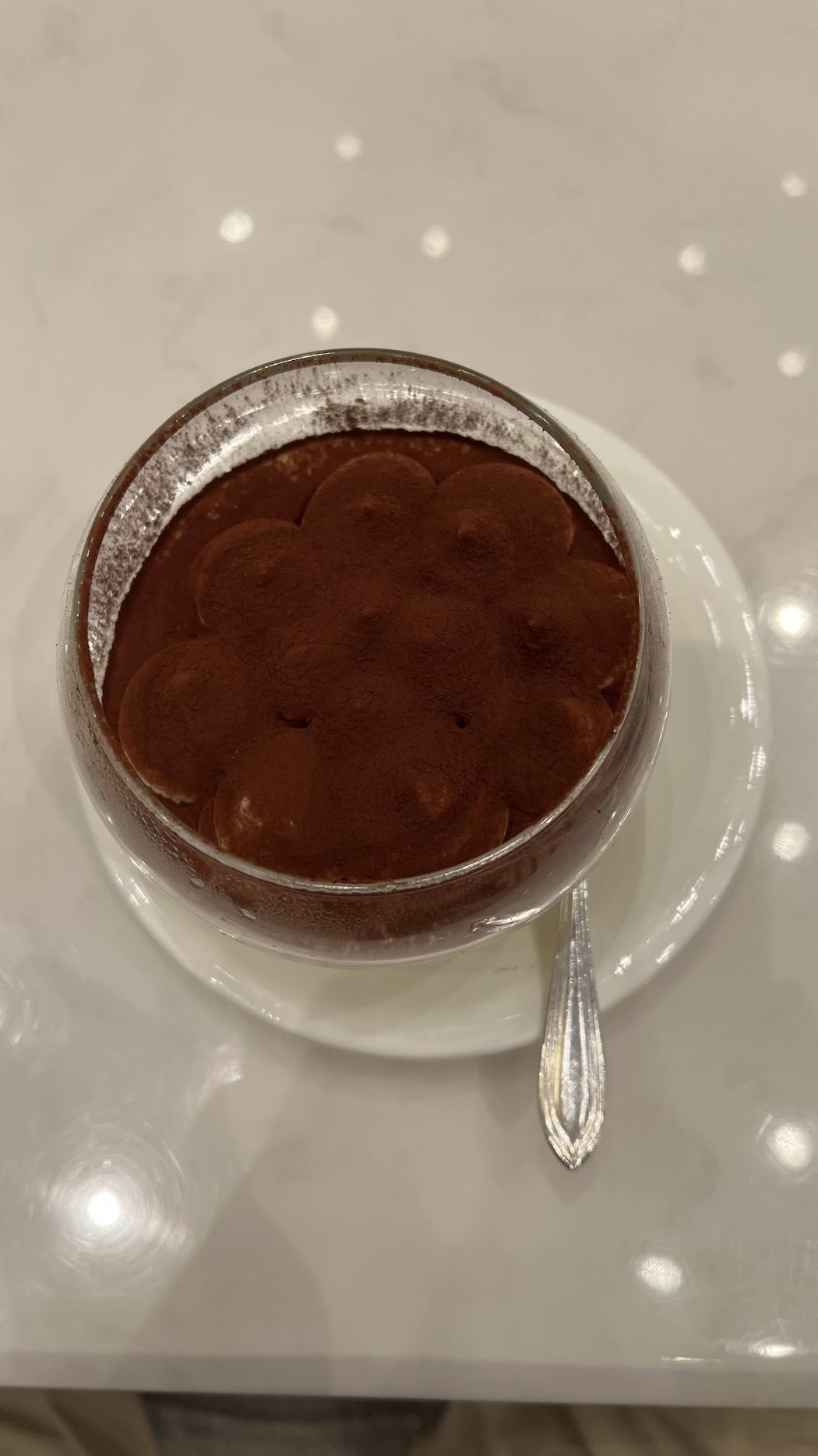 Tiramisu from the Lobby Lounge