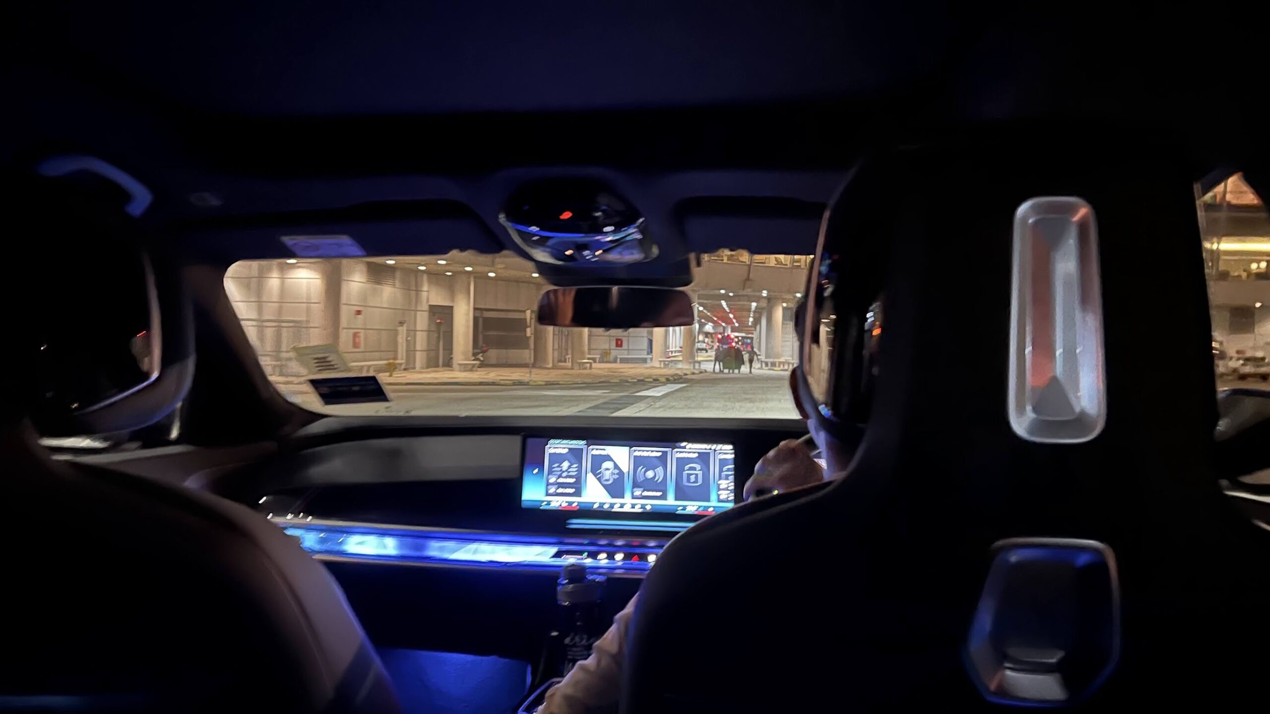 Inside of the BMW i7