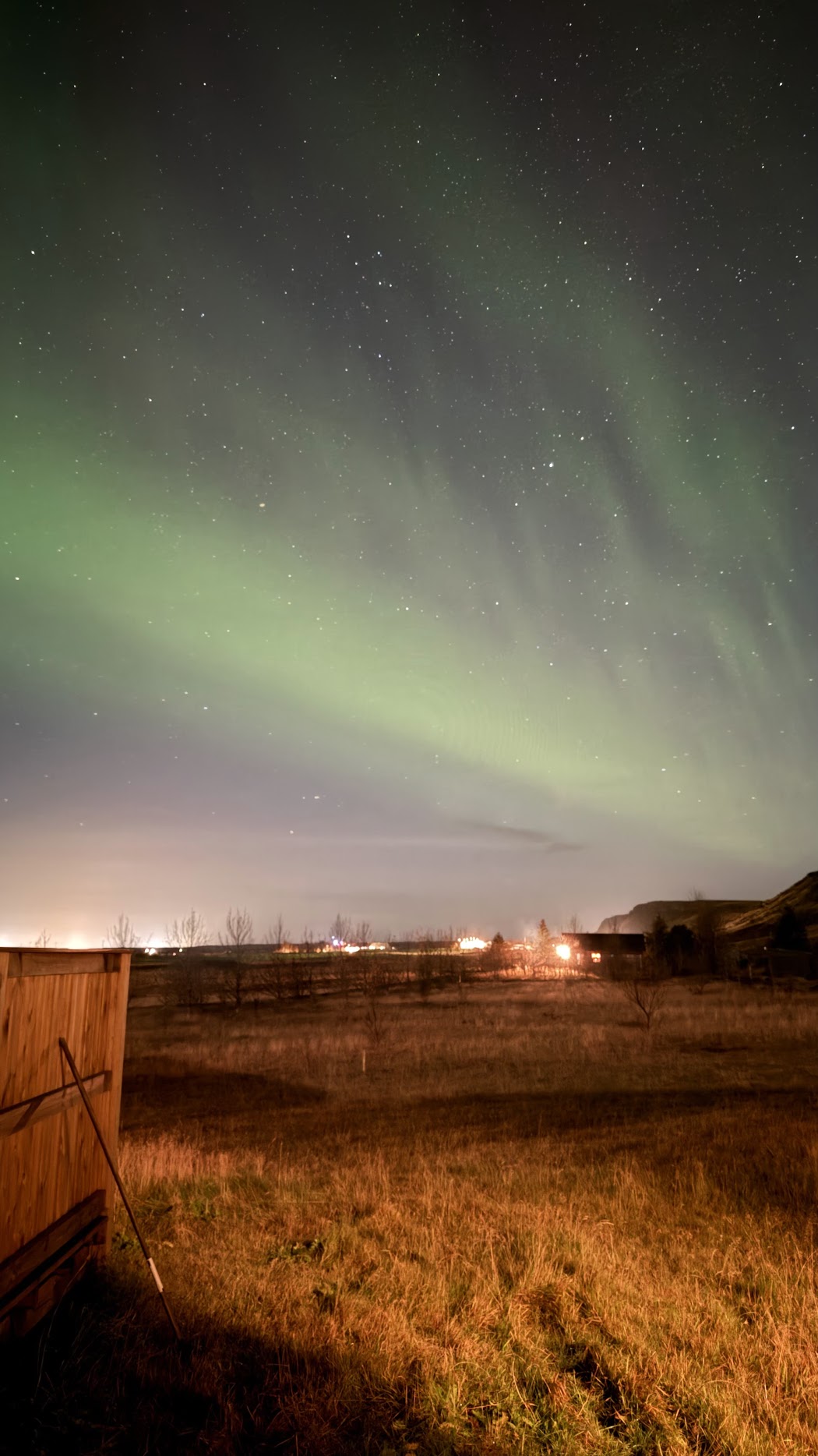 The Northern Lights from Hotel Kvika