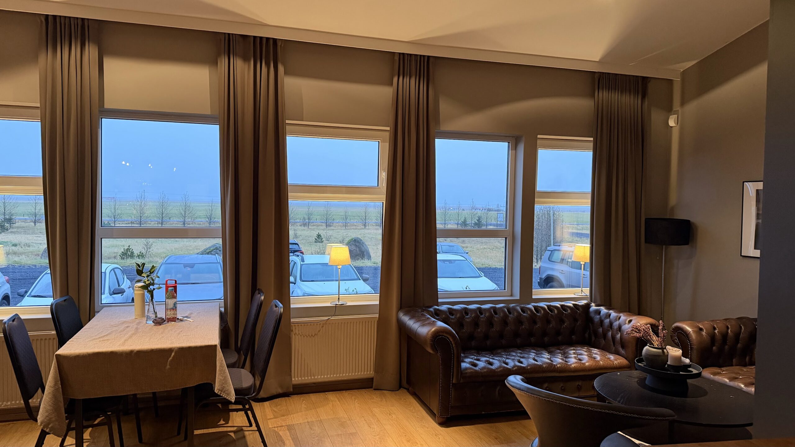 Hotel Kvika's dining area