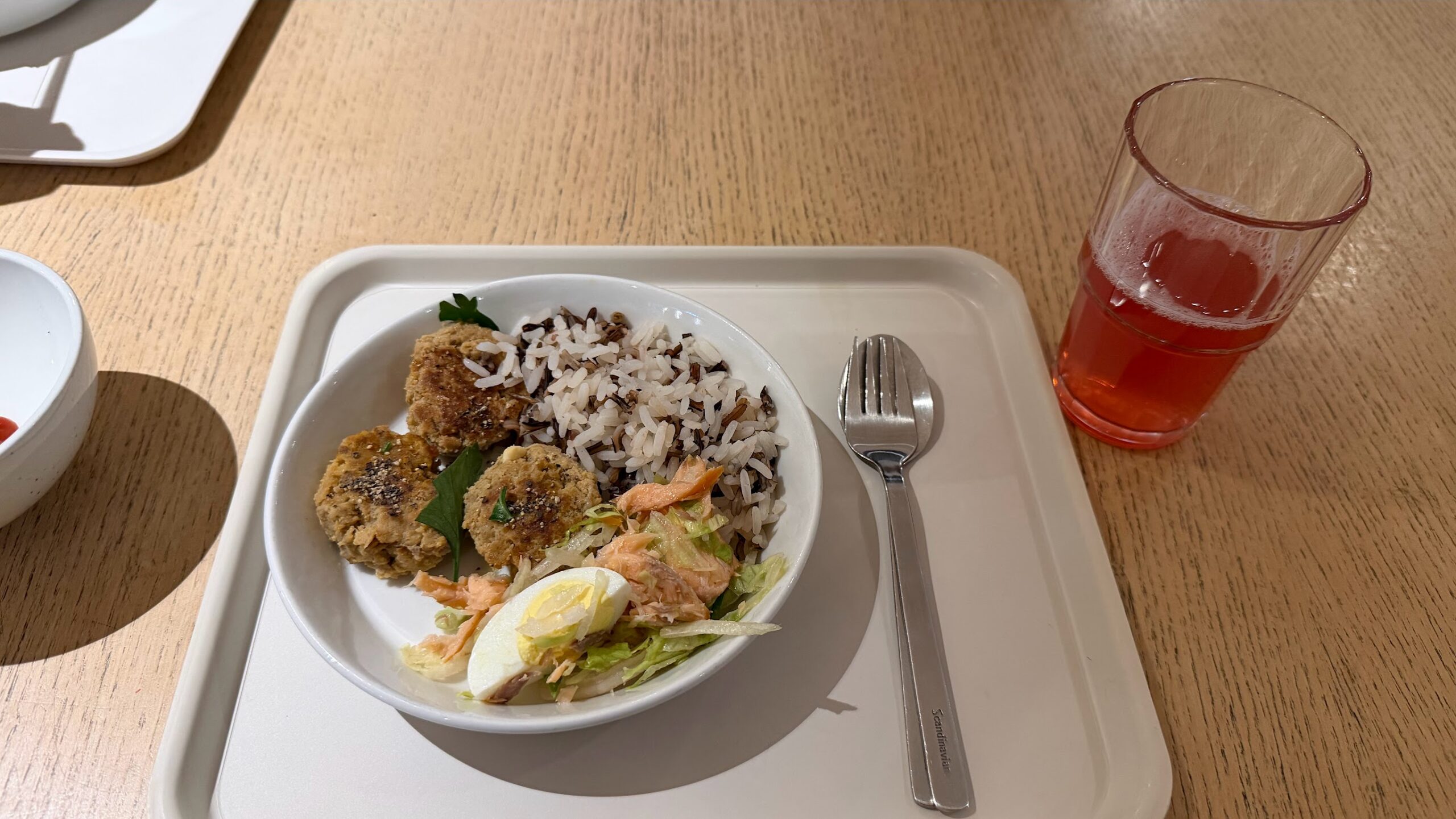 SAS Lounge Copenhagen Airport lunch