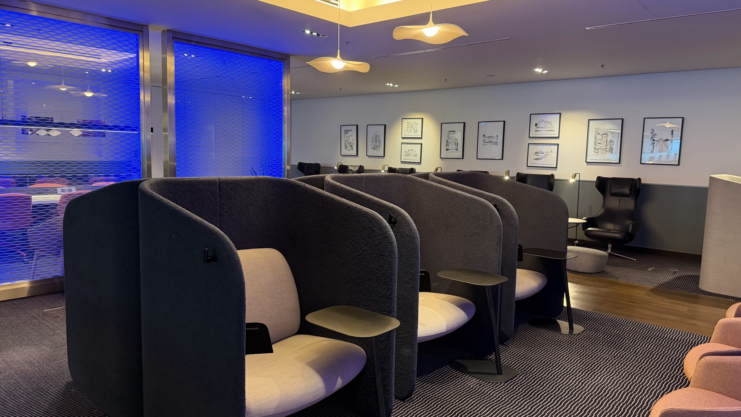 British Airways Lounge Singapore seating area