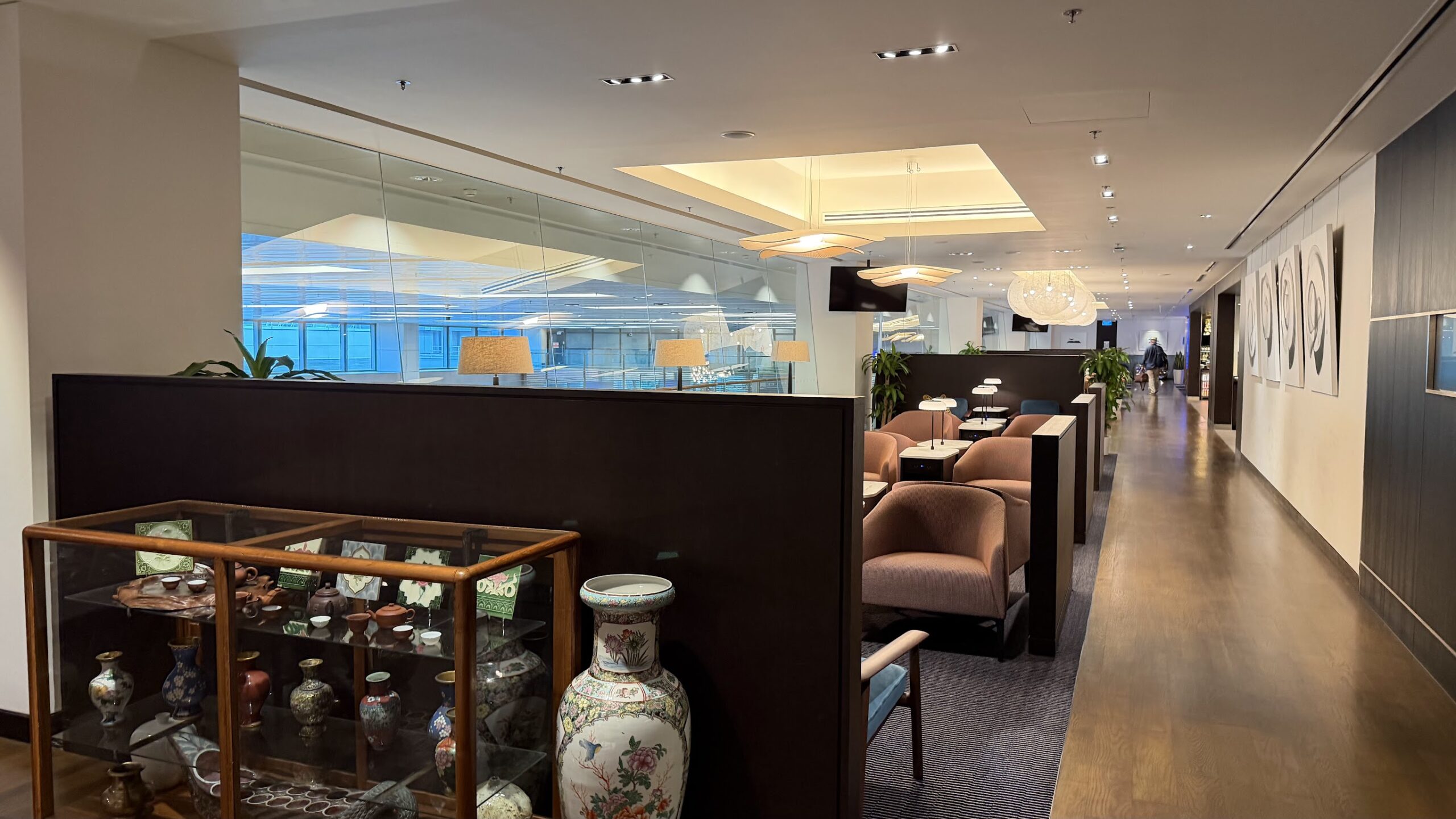 British Airways Lounge Singapore seating area