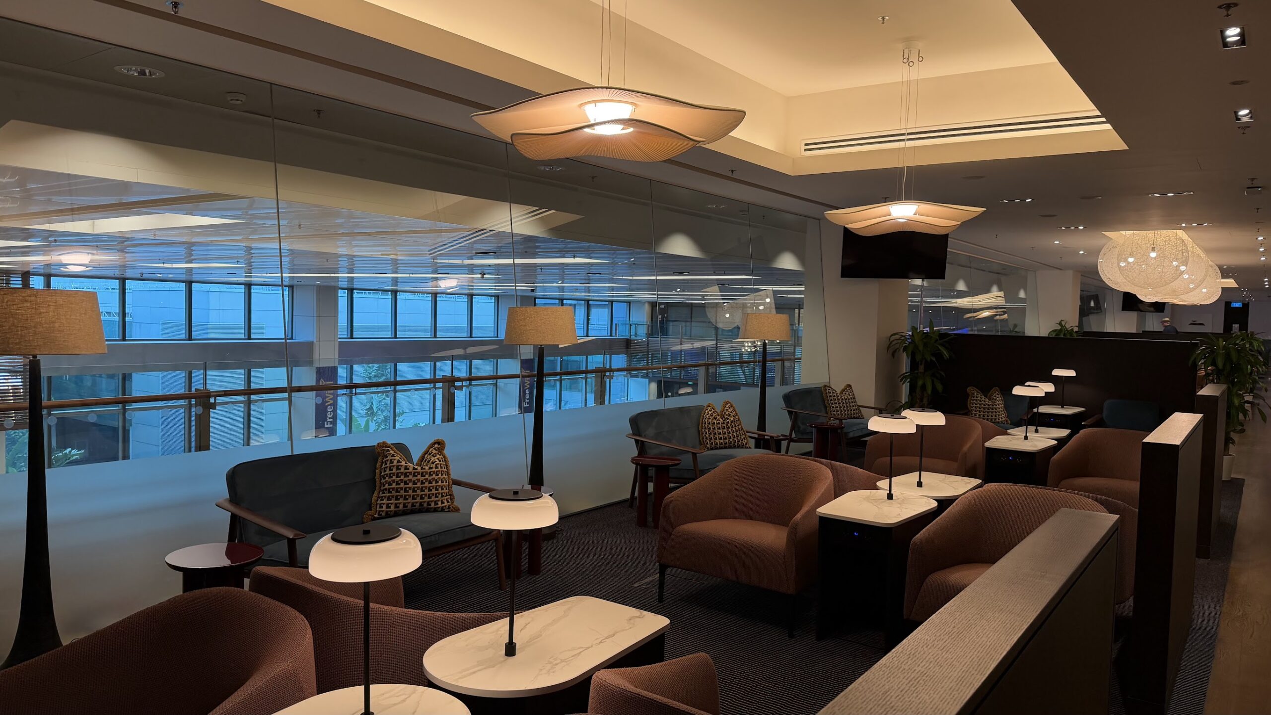 British Airways Lounge Singapore seating area