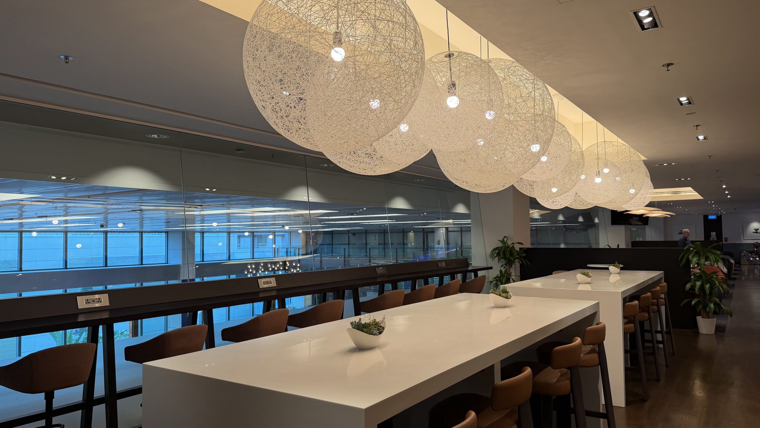 British Airways Lounge Singapore seating area