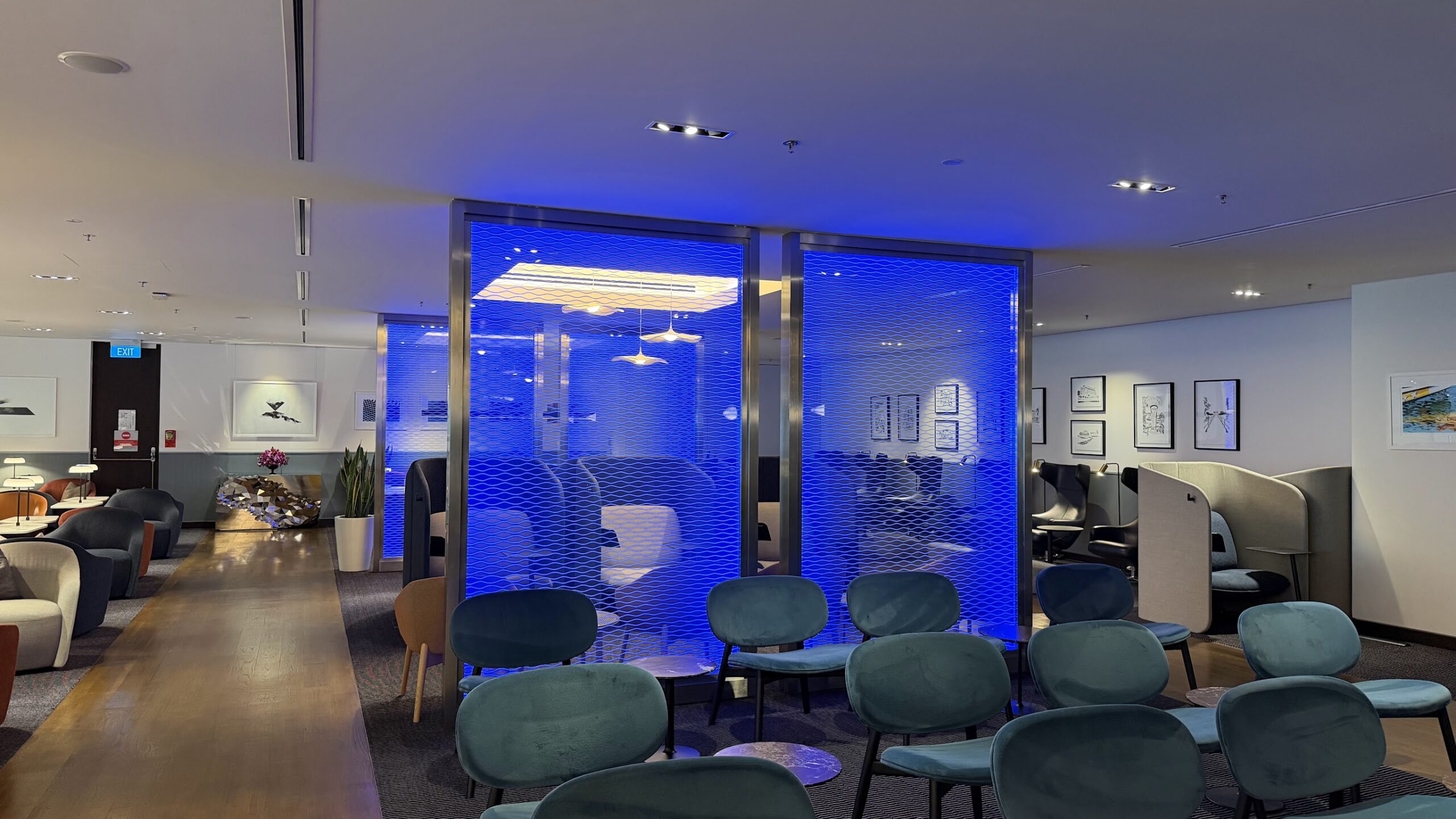 British Airways Lounge Singapore seating area