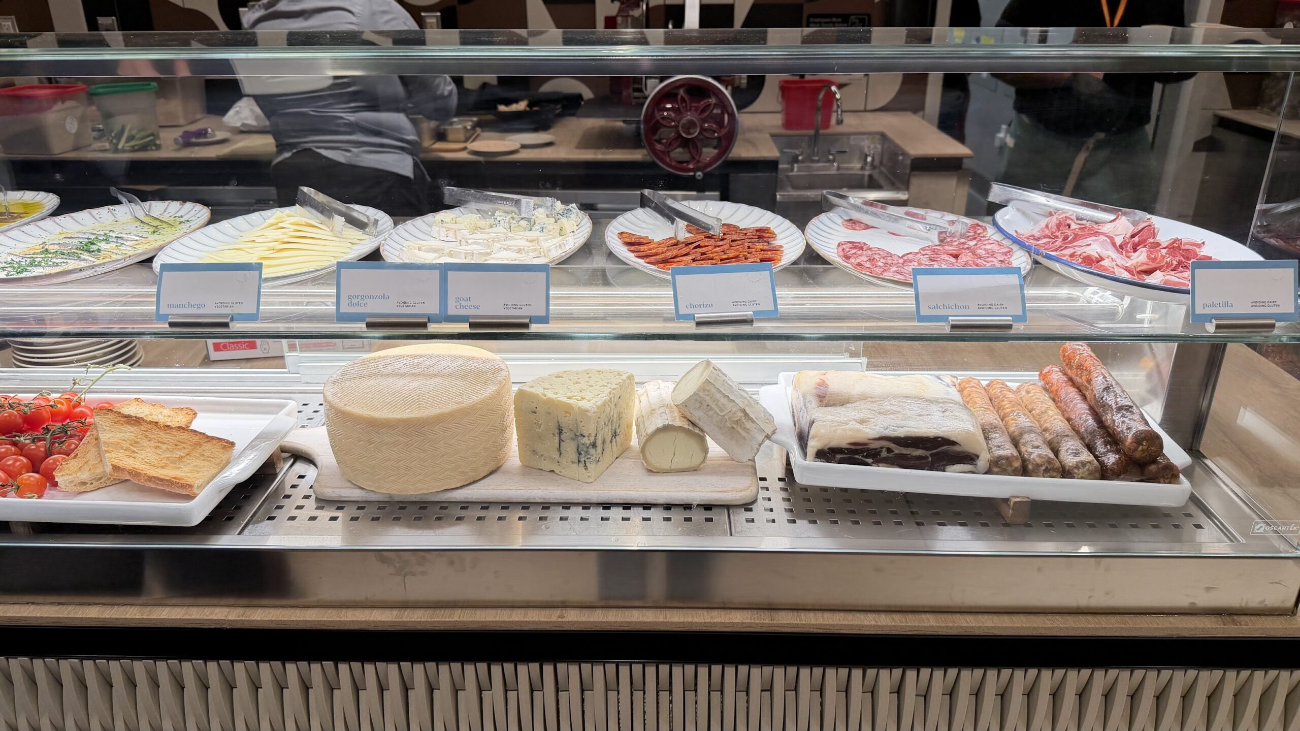 Capital One Landing DCA cold tapas and salad