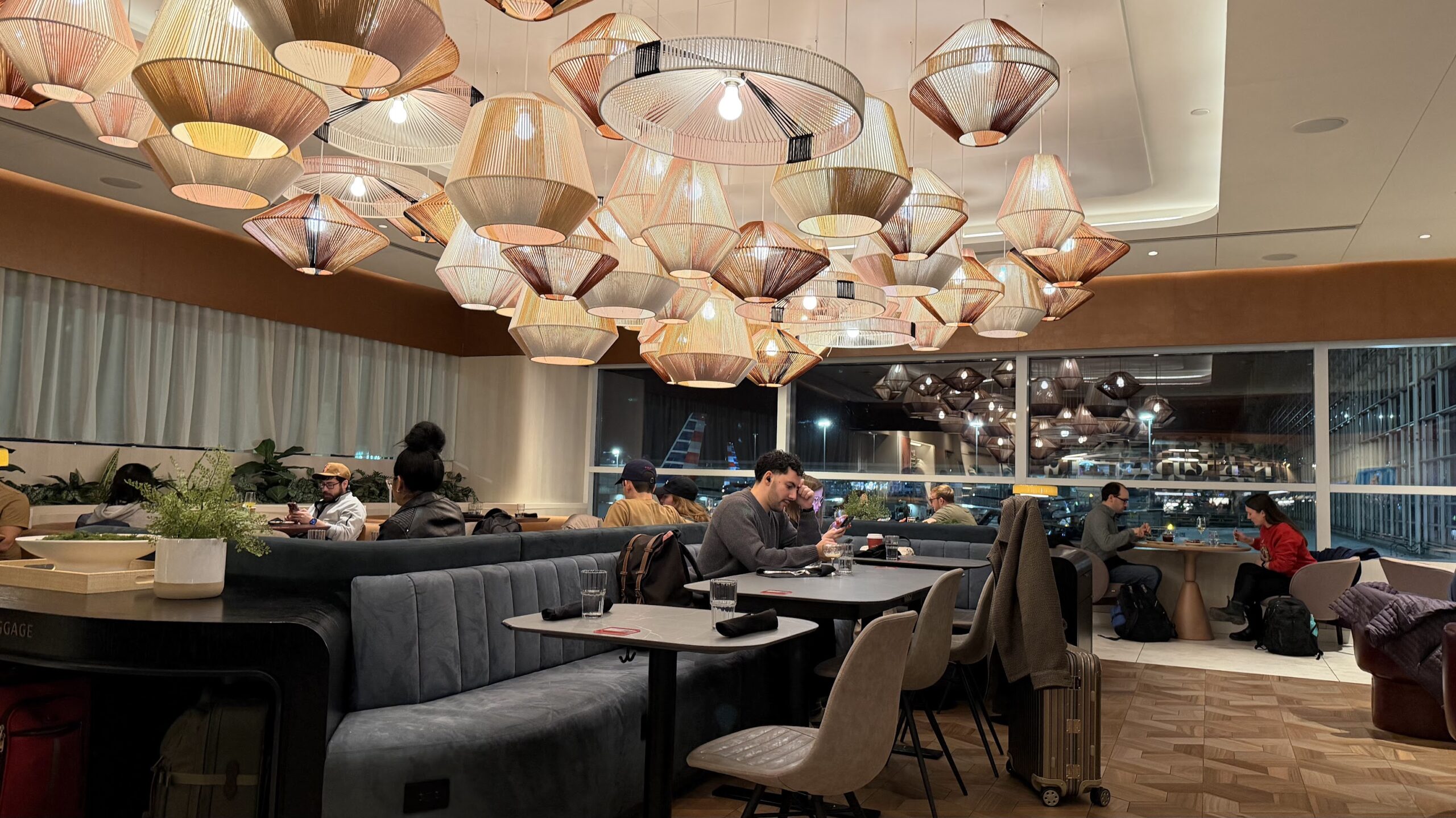 Capital One Landing DCA dining area