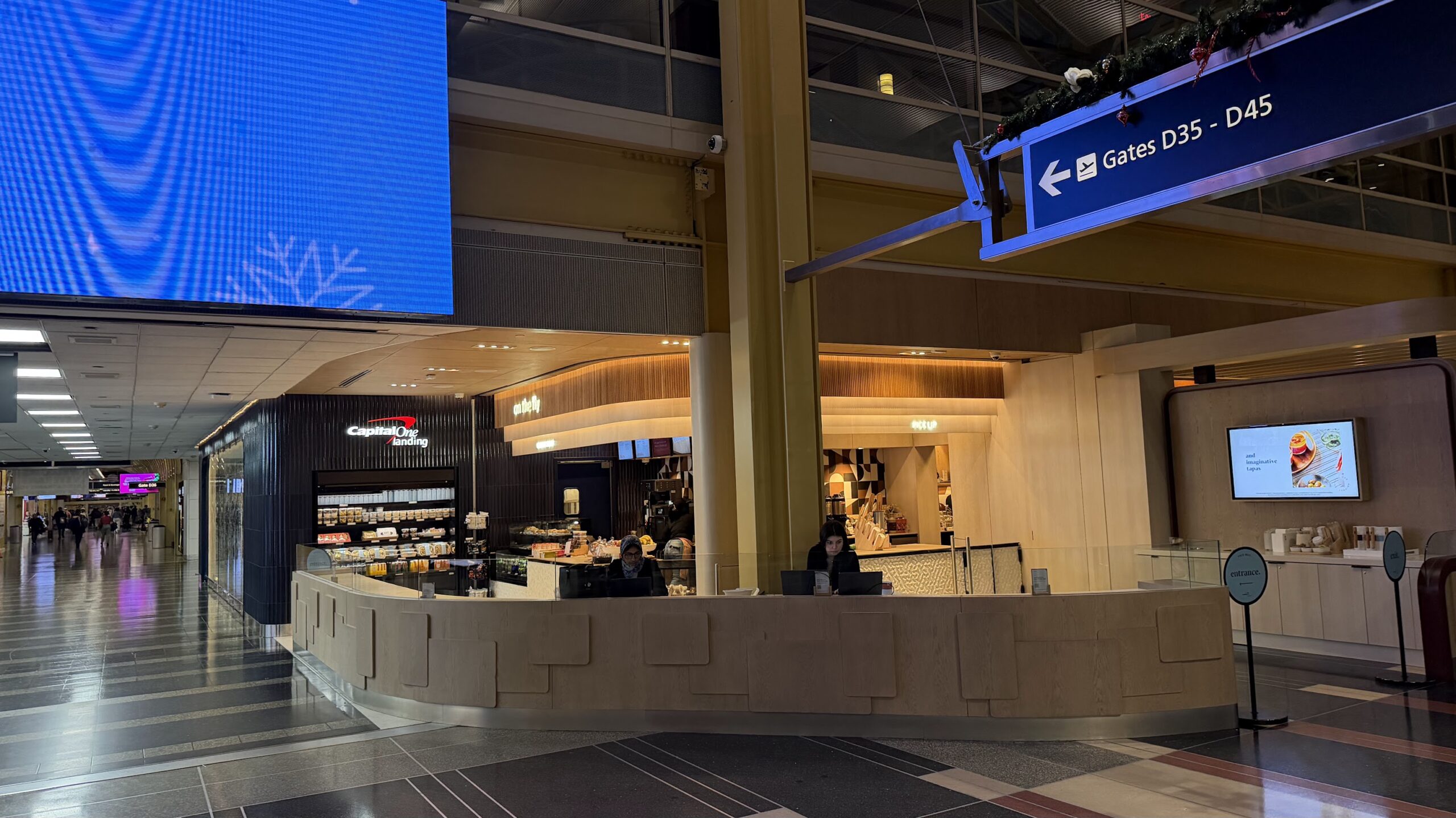View of Capital One Landing DCA from the outside