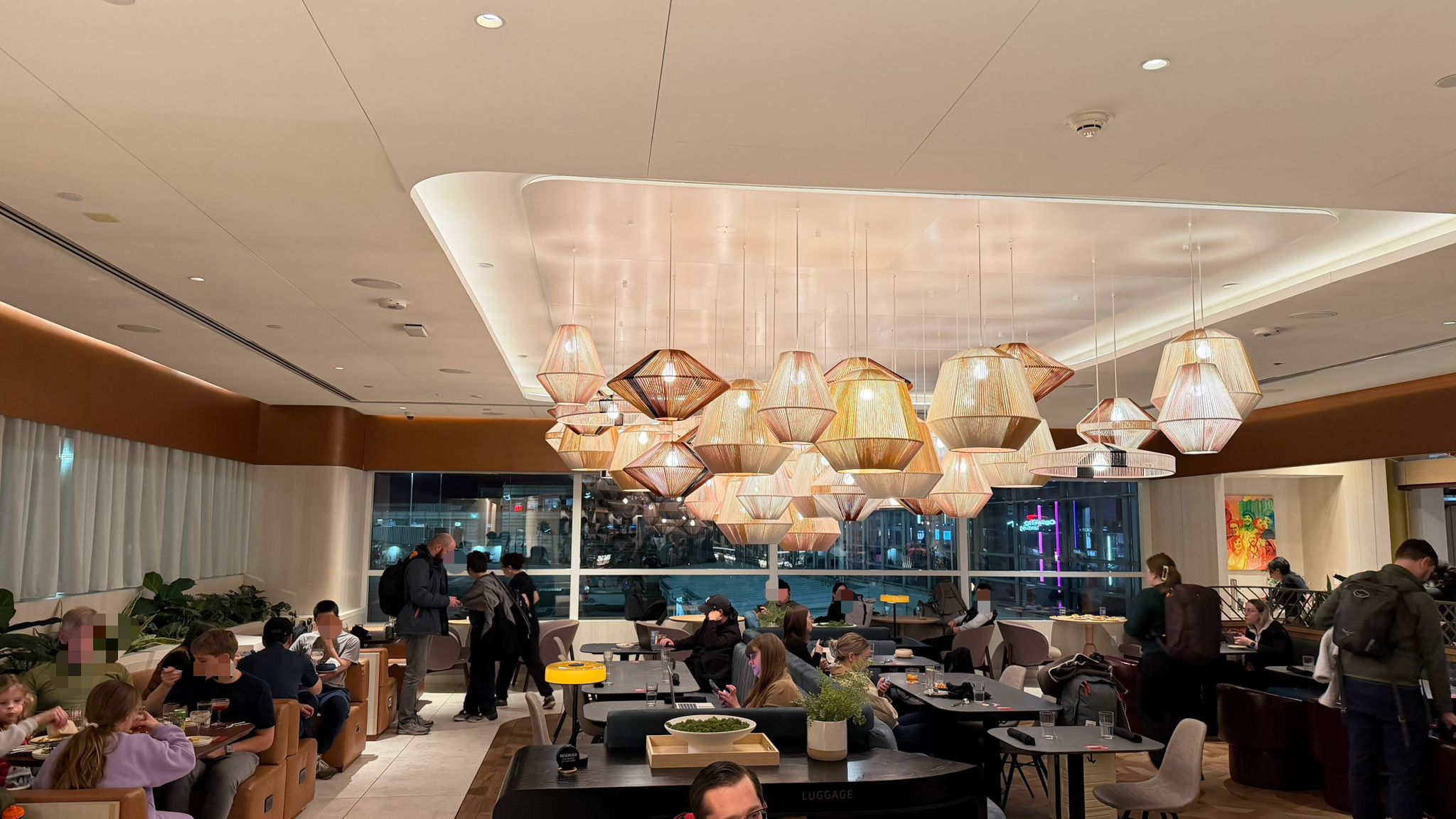 Capital One Landing DCA dining area