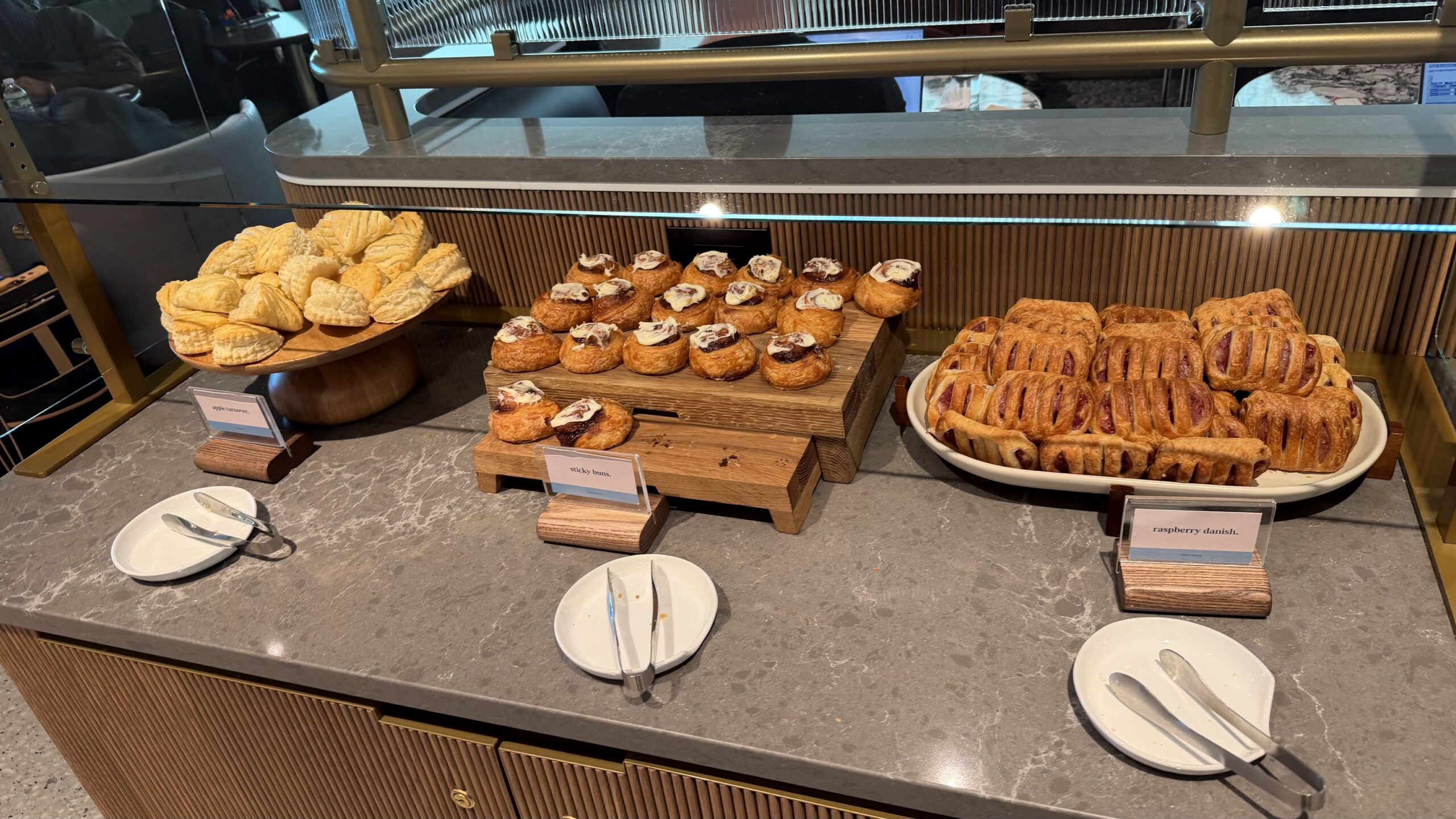 Small Plates Bar pastries section