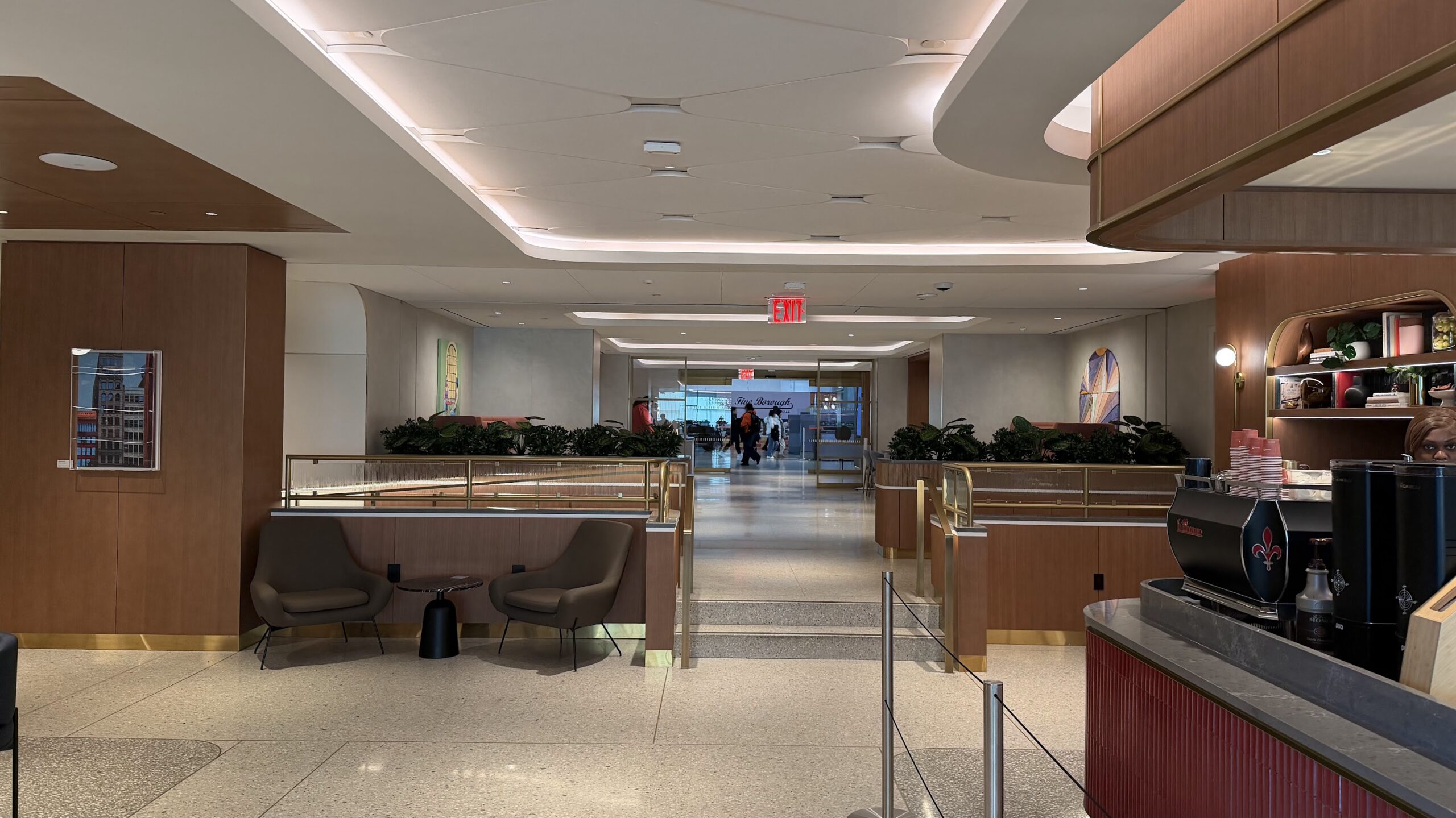 Capital One Lounge JFK lobby