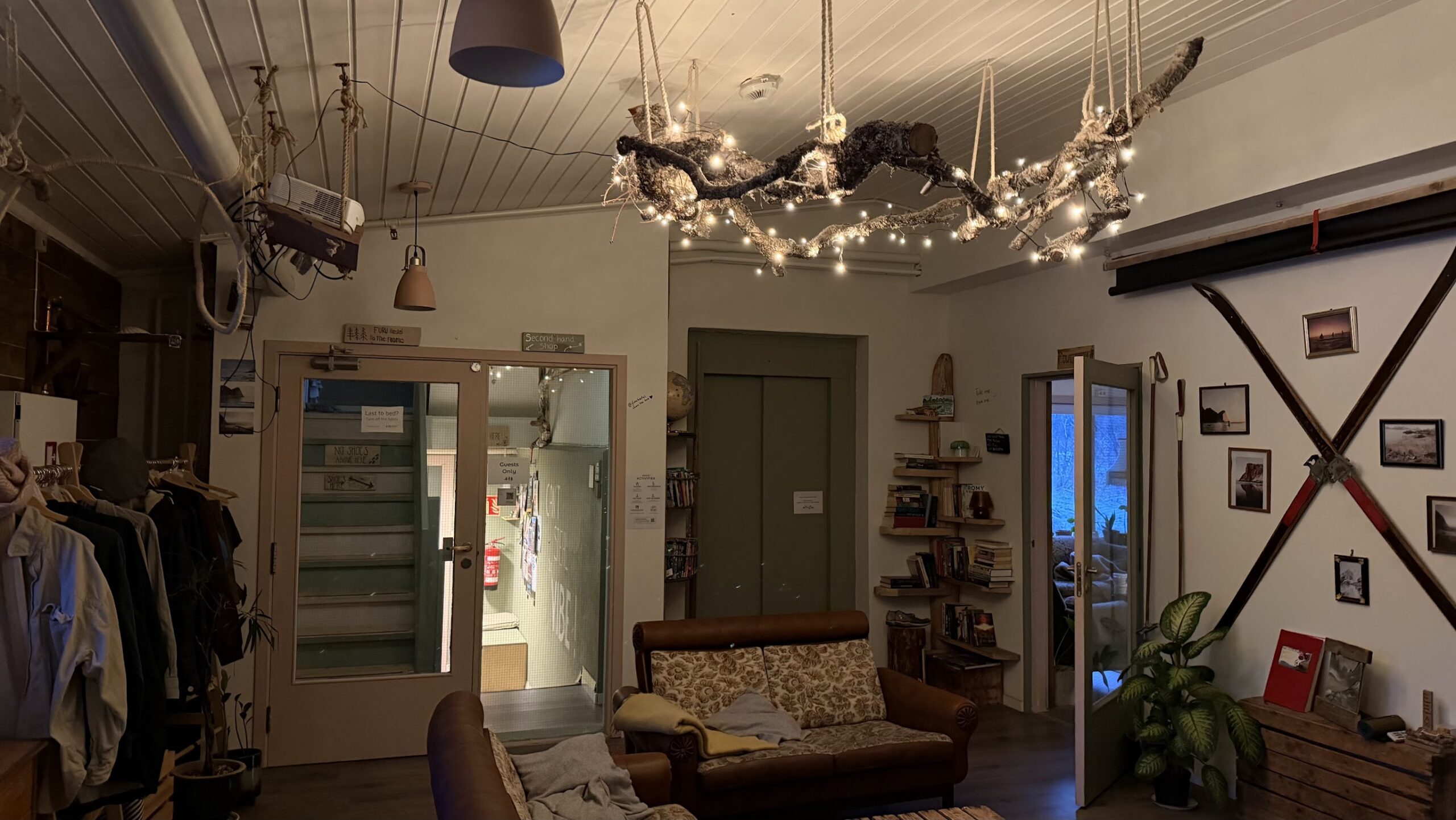 Interior of FURU Hostel