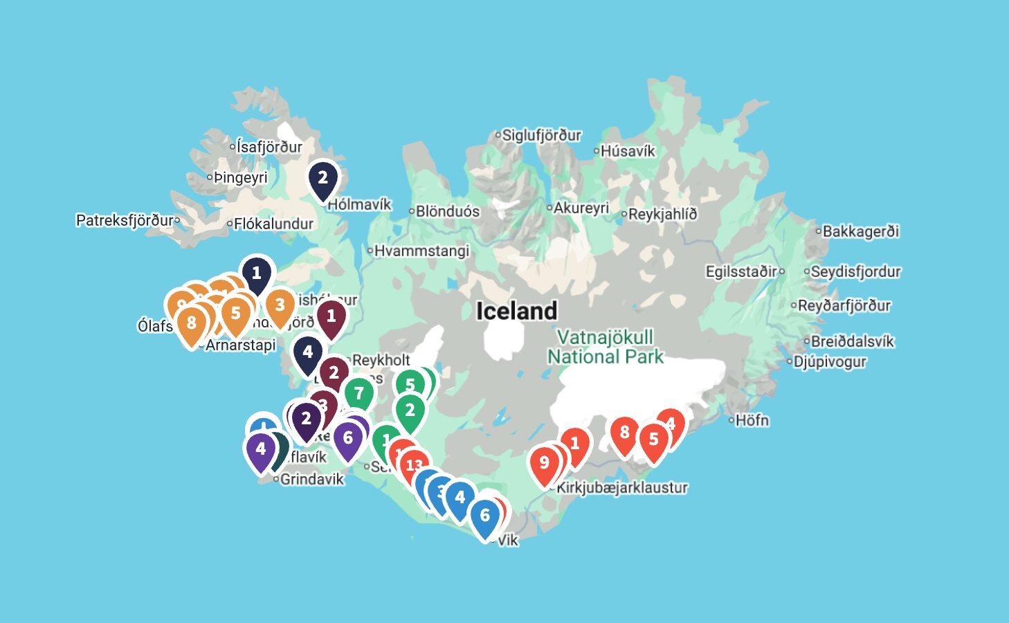 chasing the northern lights wanderlog iceland