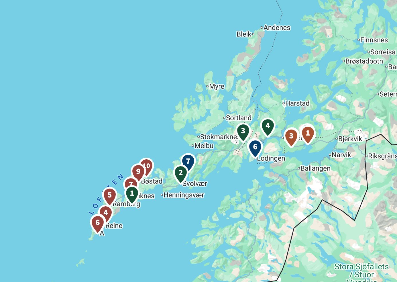 chasing the northern lights wanderlog lofoten