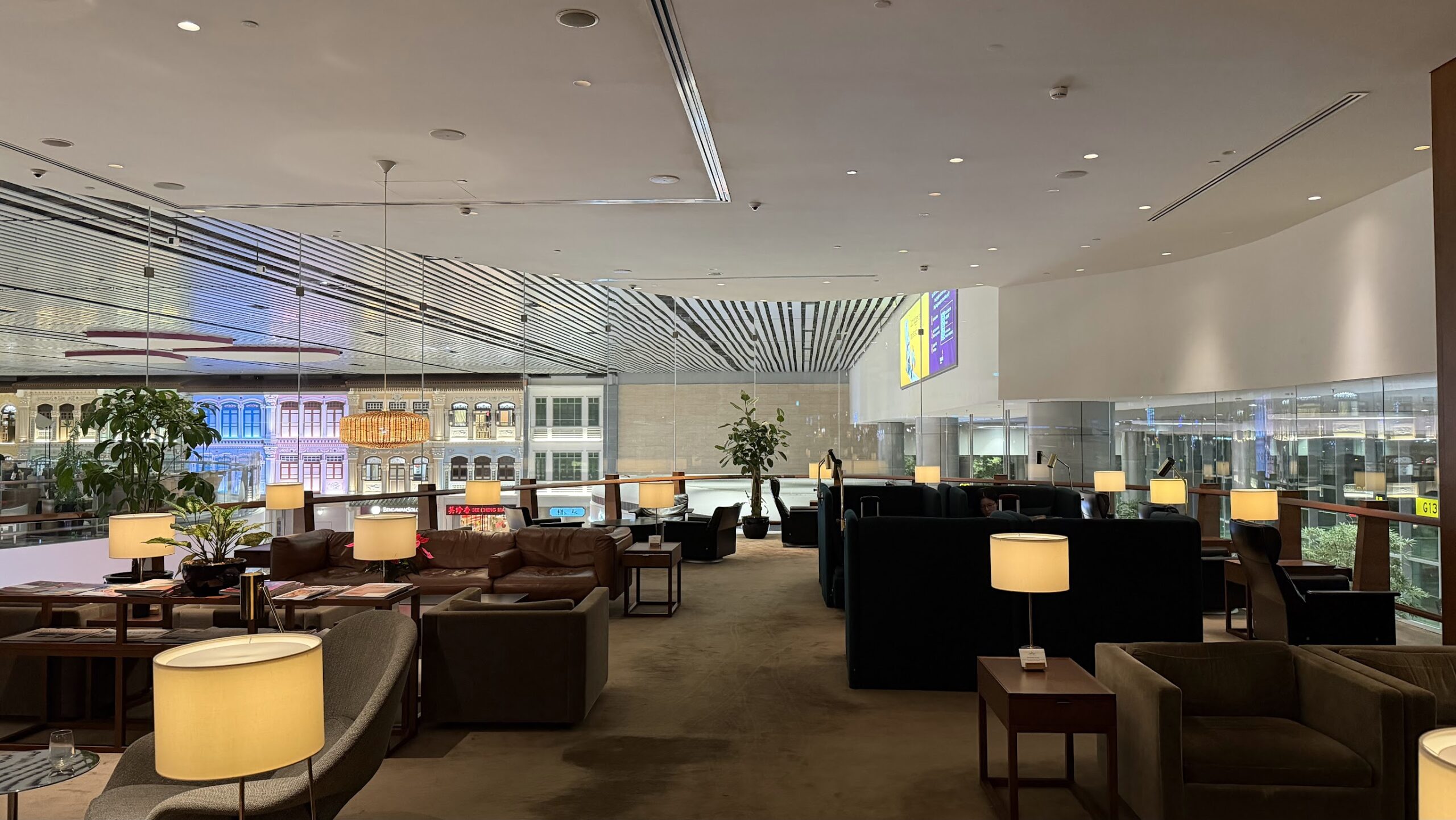 Cathay Pacific Lounge Singapore seating area