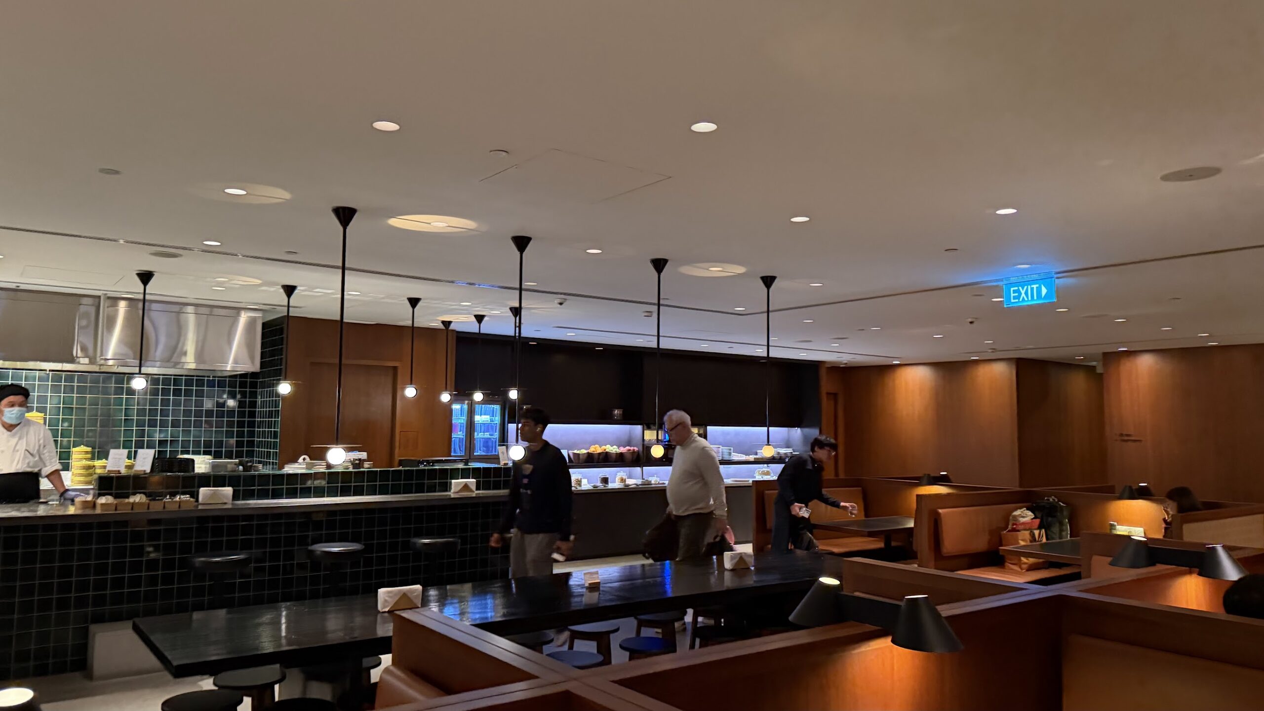 Dining area within the Noodle Bar