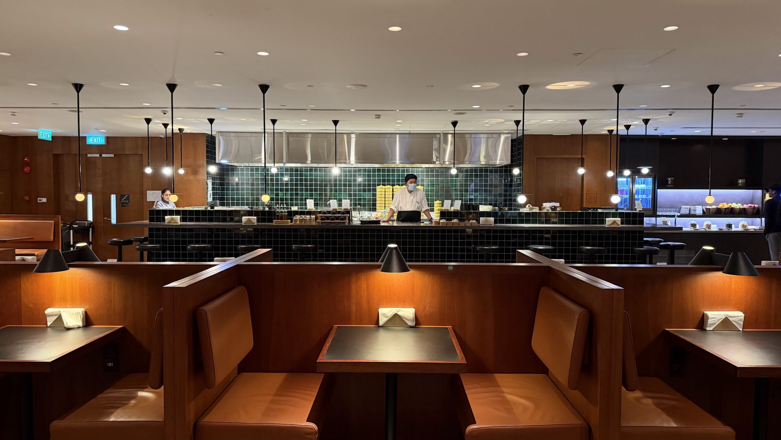 Dining area within the Noodle Bar