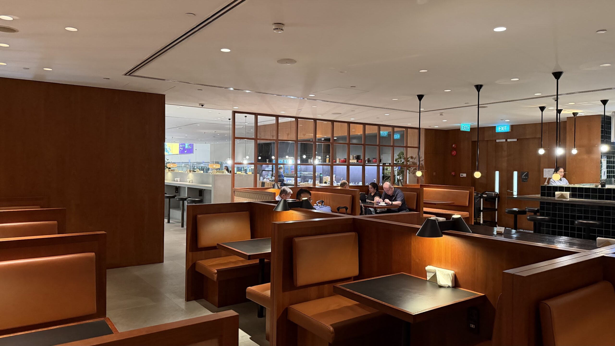 Dining area within the Noodle Bar