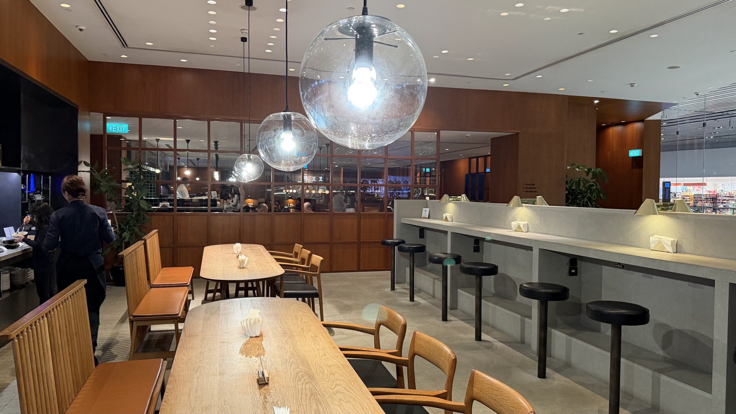 Dining area at the Food Hall