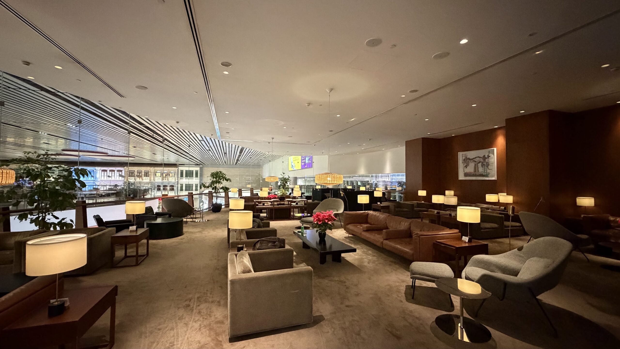 Cathay Pacific Lounge Singapore seating area
