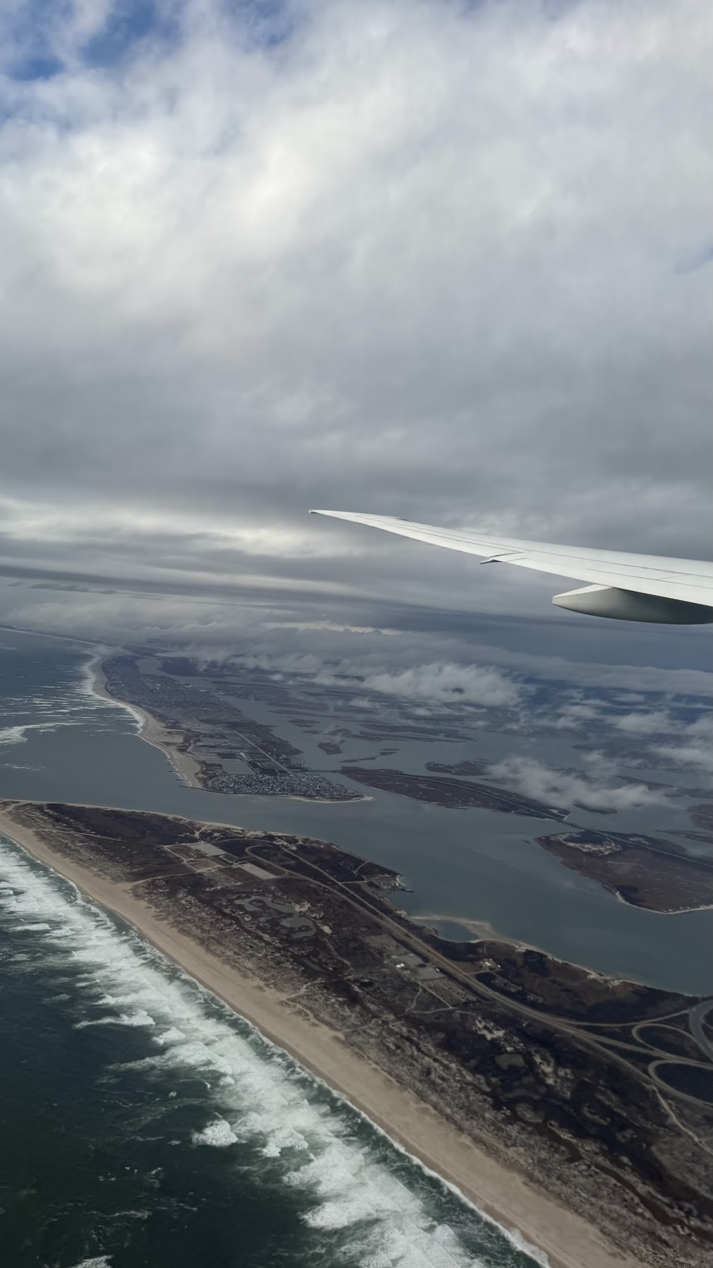 Aerial view of the area surrounding New York JFK Airport