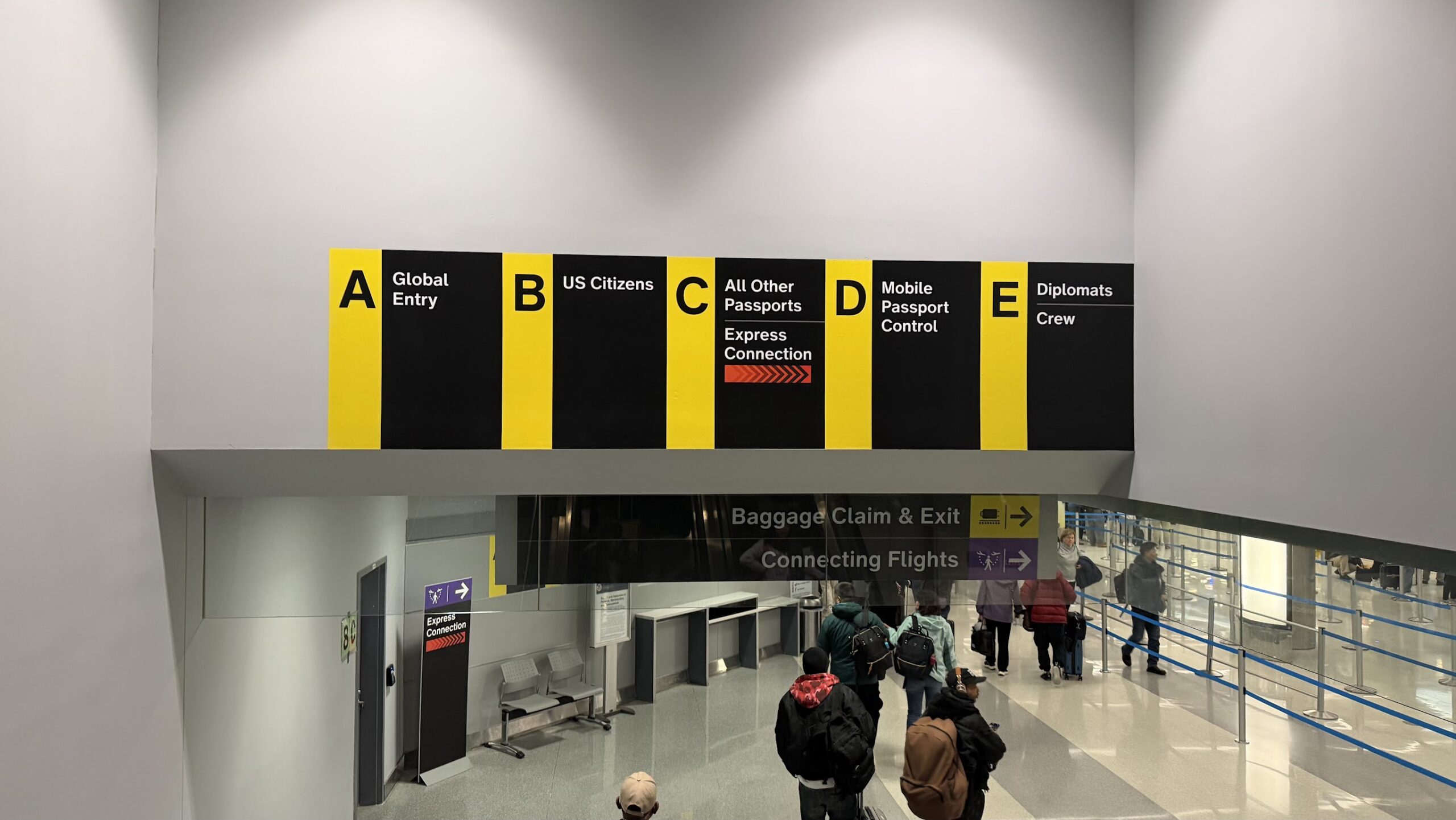 New York JFK Airport Terminal 8 arrival