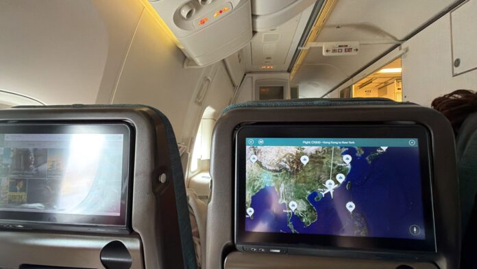 Economy seat of CX830