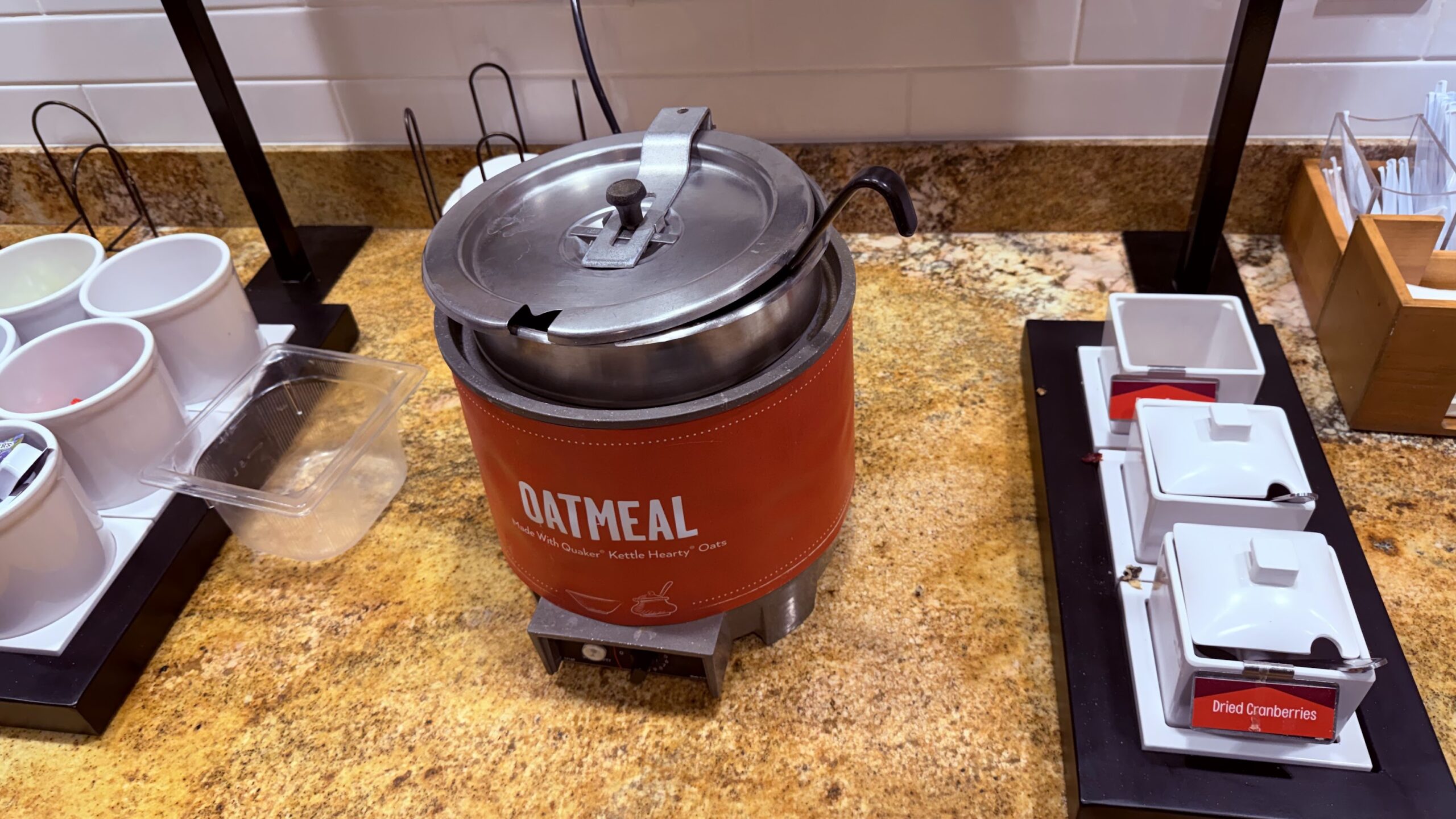 Hampton Inn & Suites San Luis Obispo breakfast oatmeal