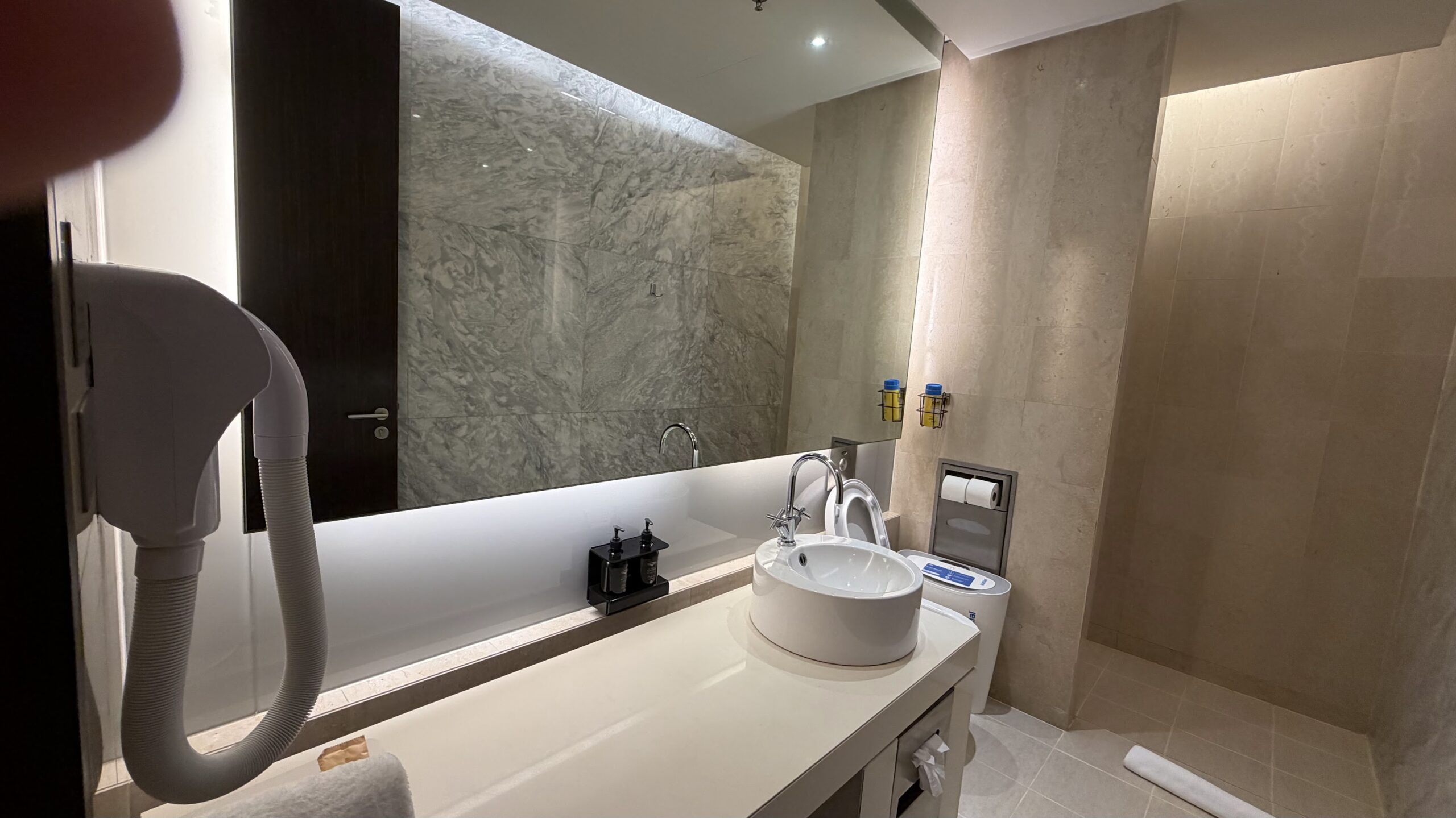 Qantas Business Lounge Singapore showers