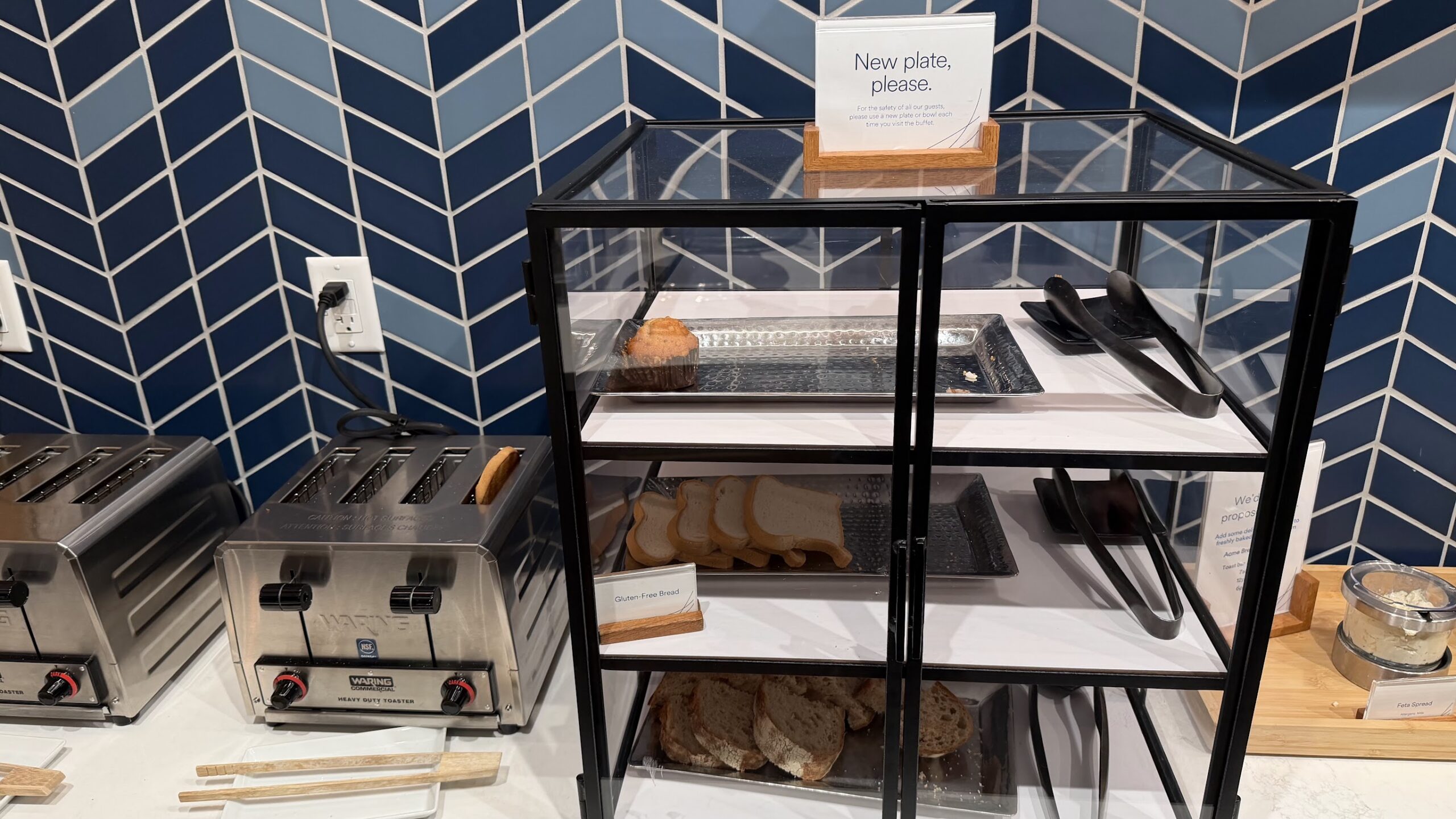 Alaska Airlines Lounge SFO pastries