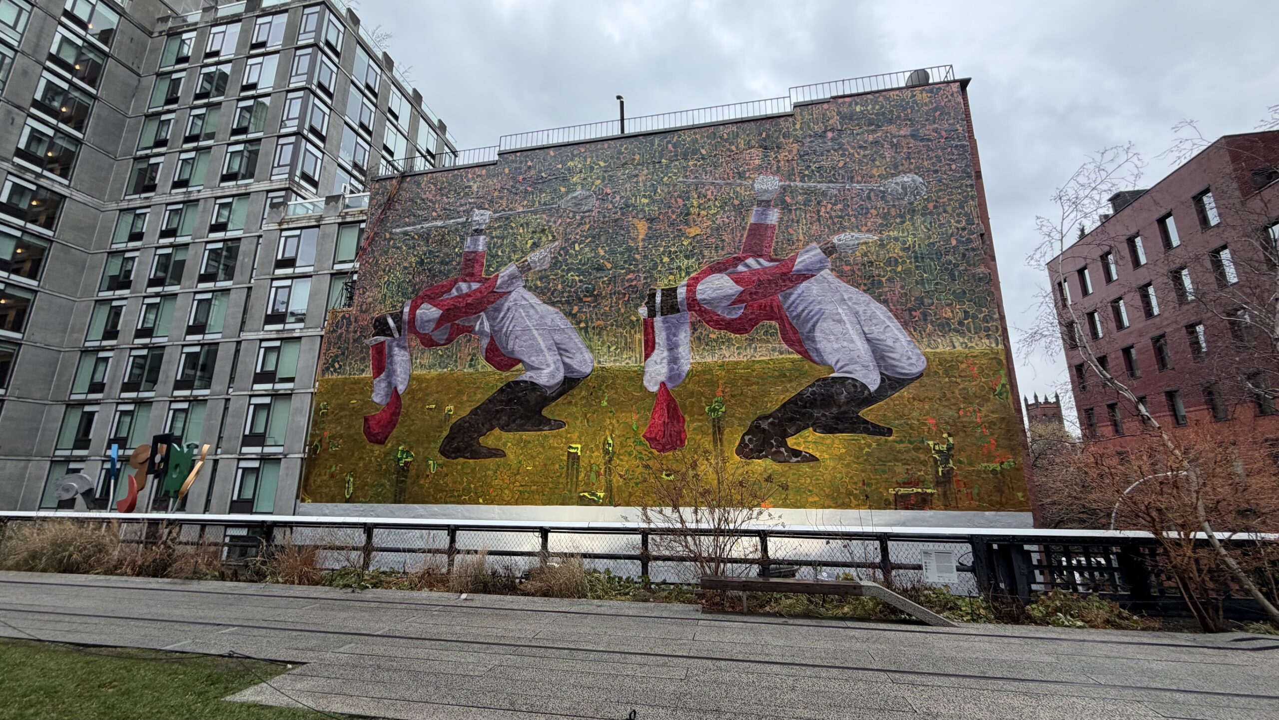 Artwork along the High Line