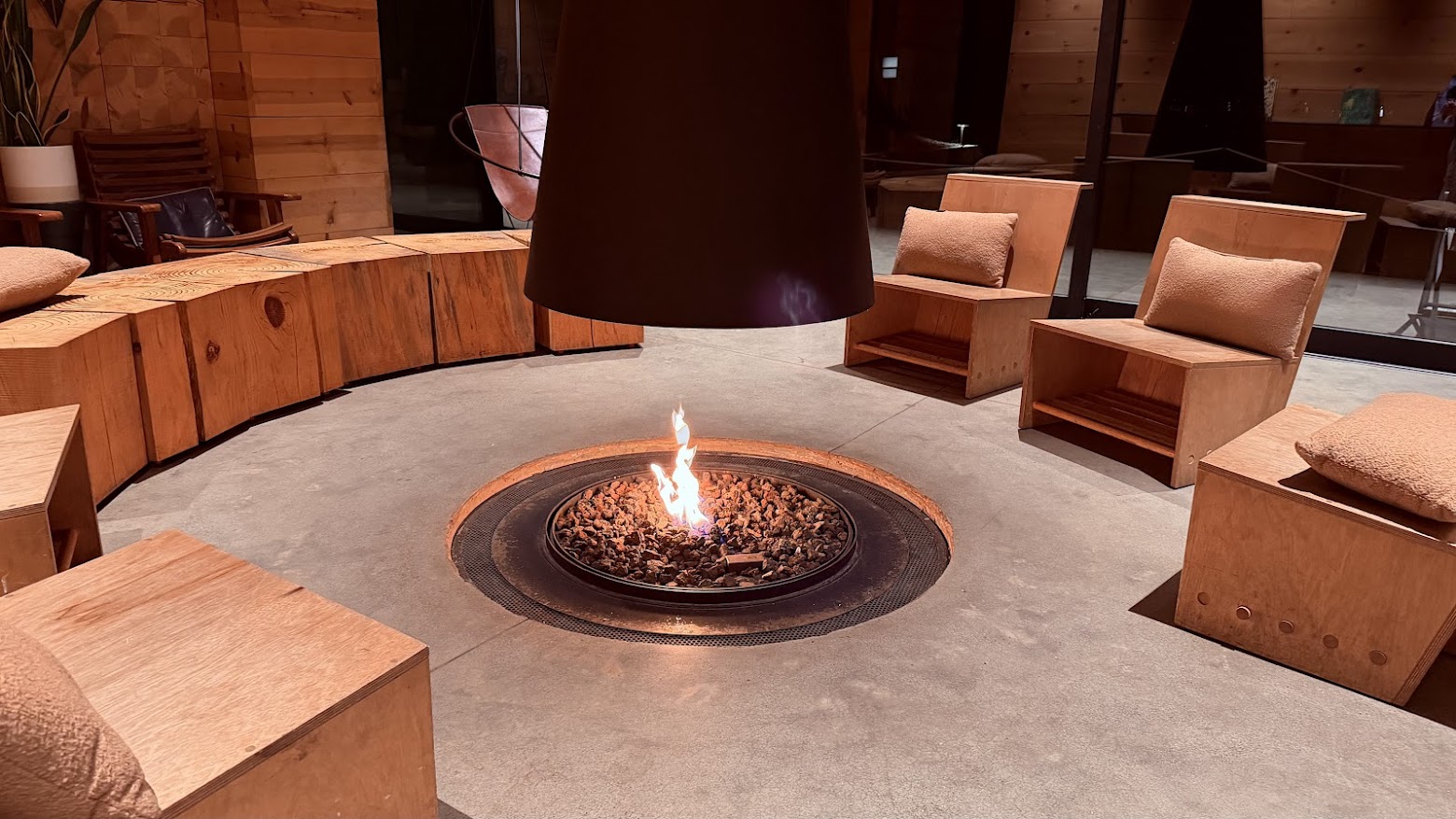 Fireplace at the Clubhouse