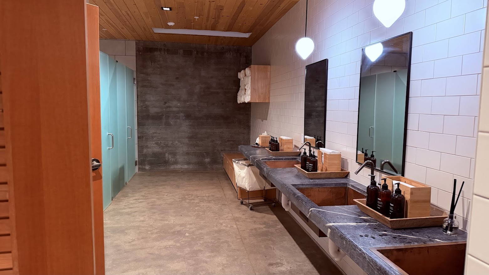 Toilet and showers at the Clubhouse