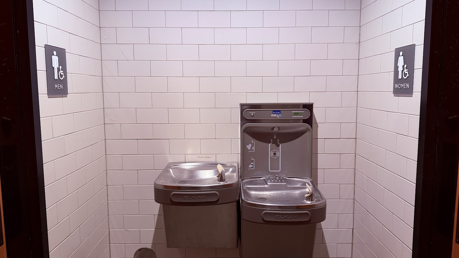 Water fountain at the Clubhouse
