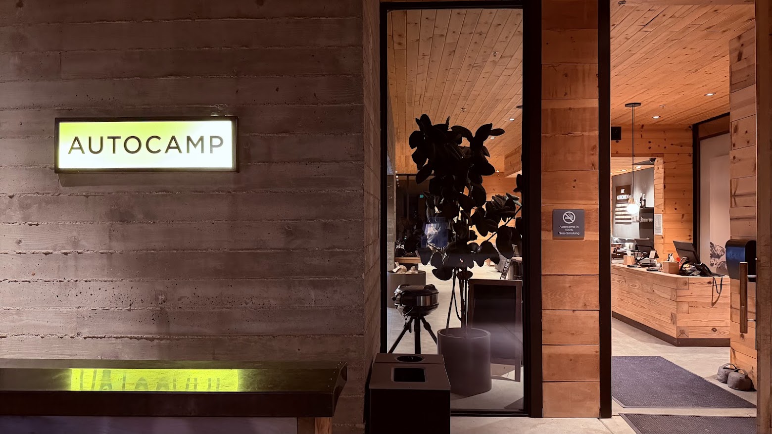 AutoCamp Yosemite reception