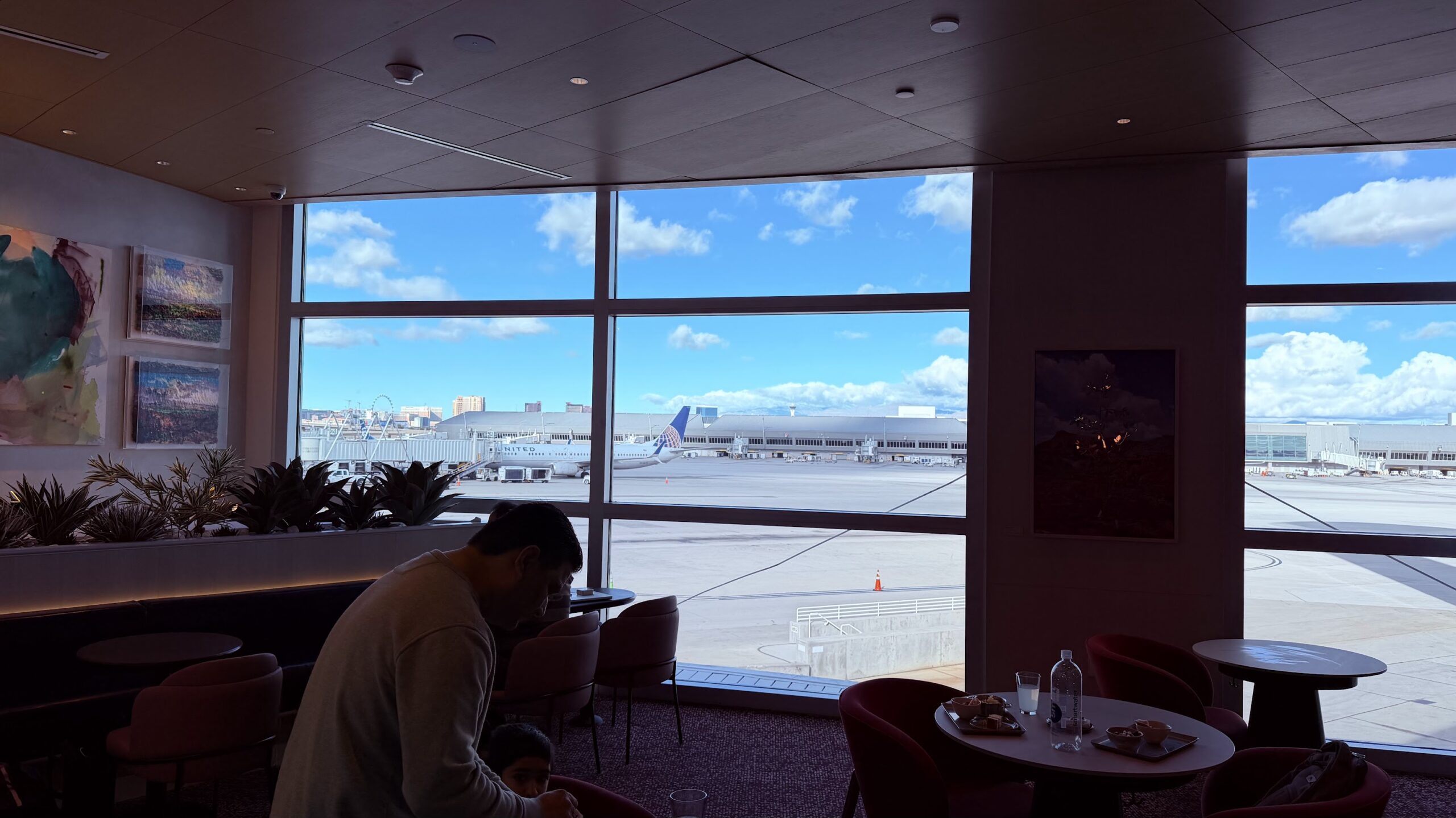 Tarmac views from Capital One LAS