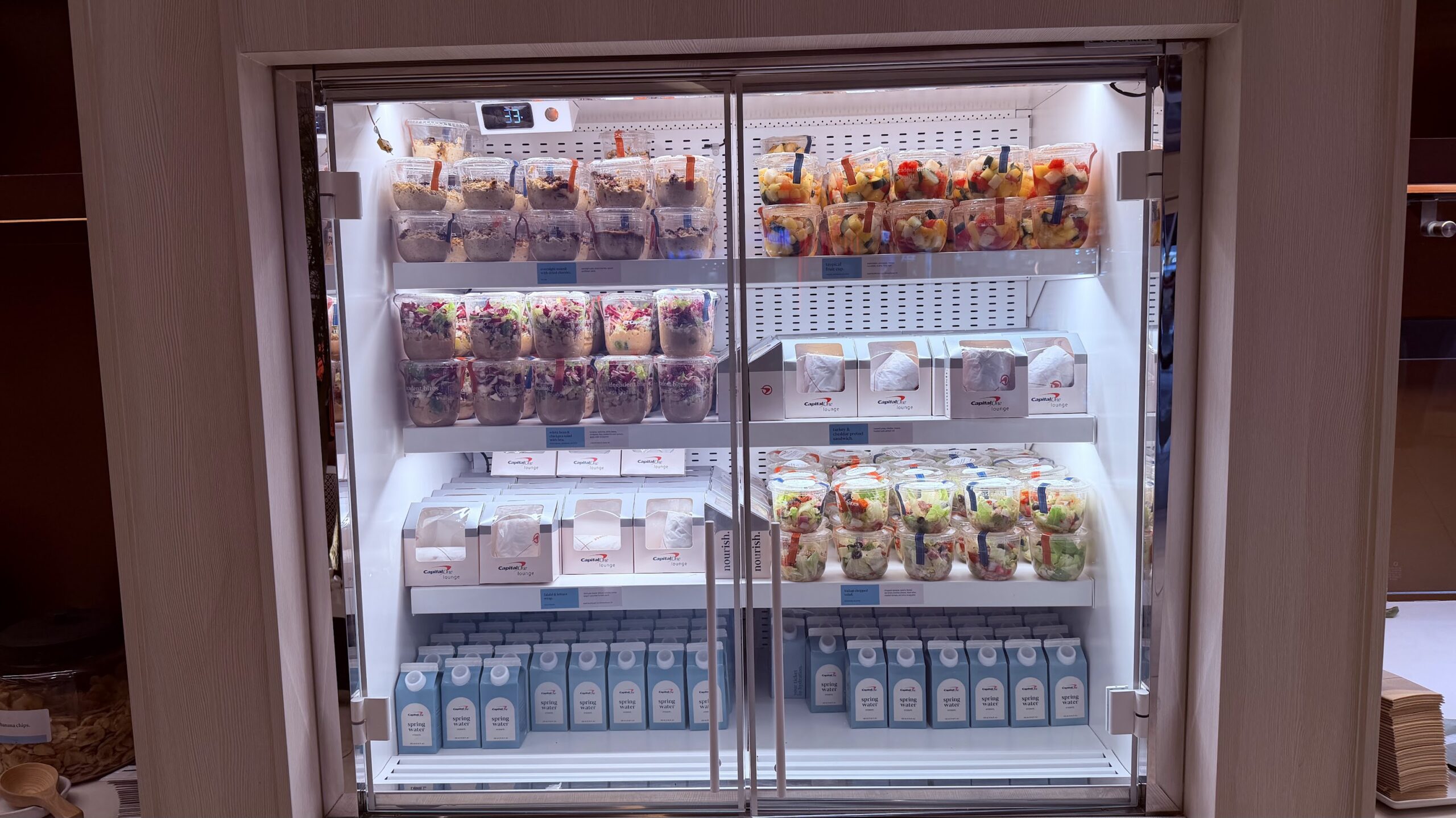 Capital One LAS Grab & Go section