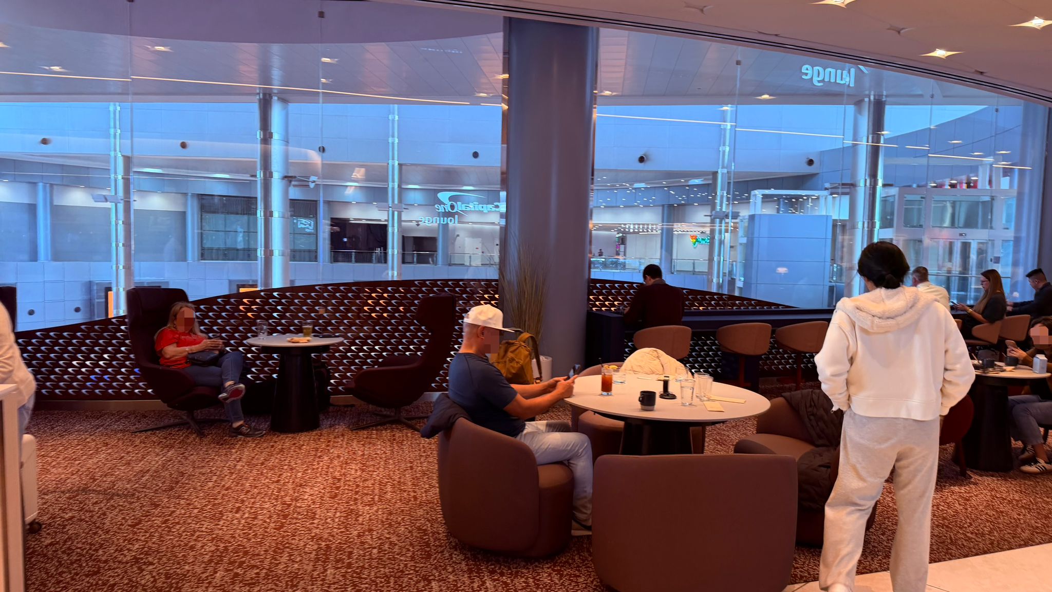 Capital One LAS seating area