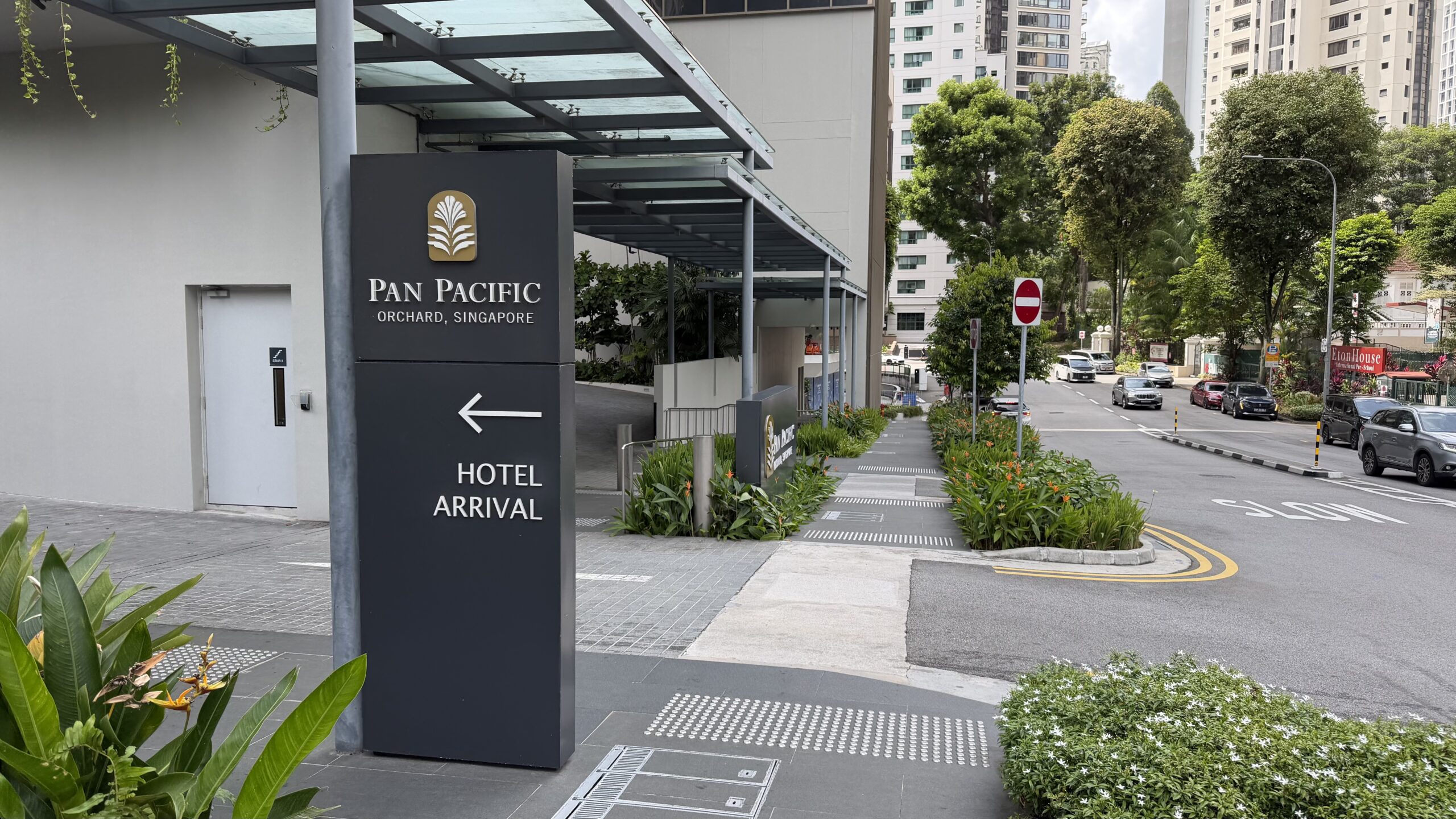 Pan Pacific Orchard entrance