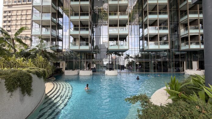 Beach club of the Pan Pacific Orchard