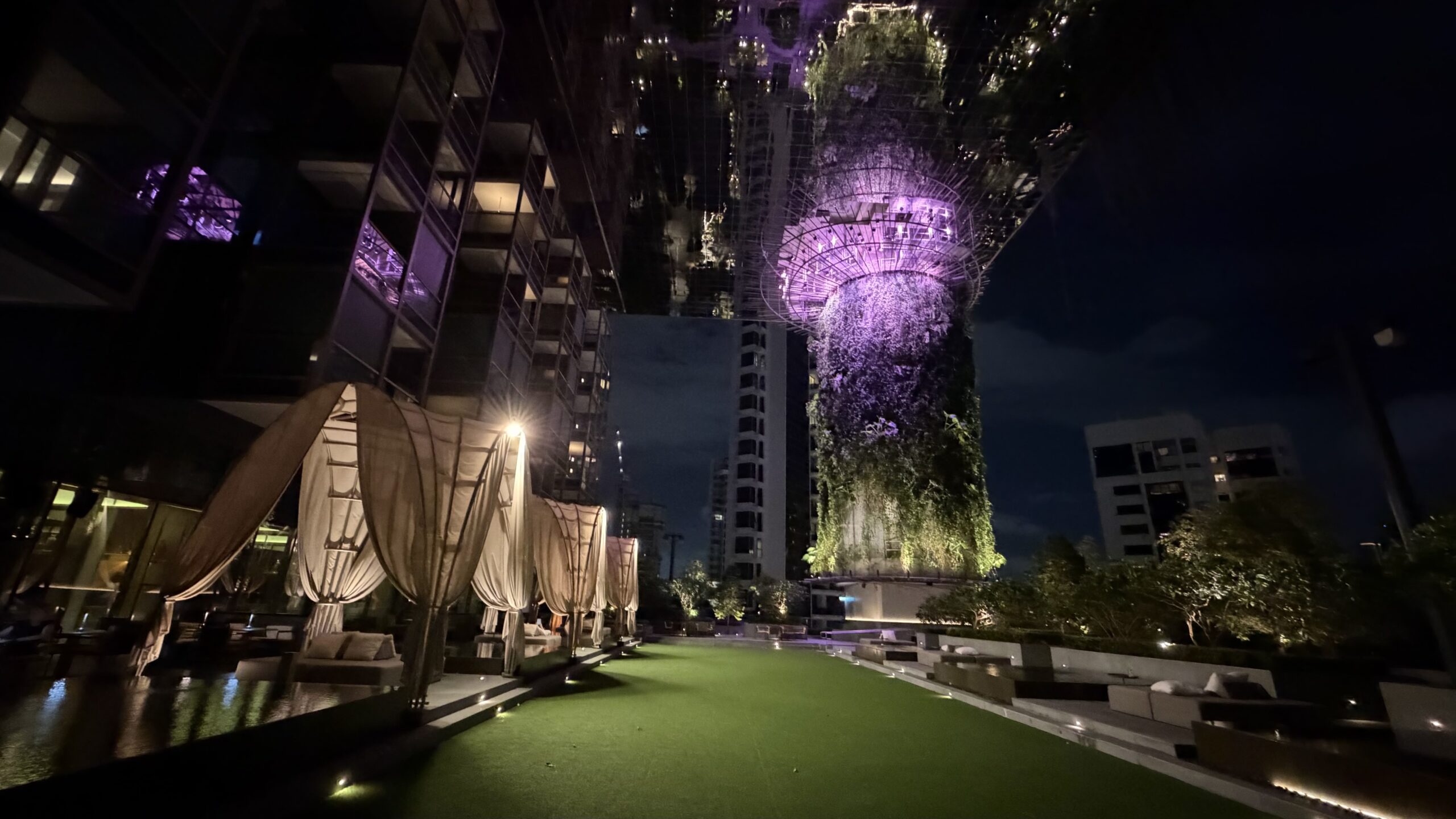 Pan Pacific Orchard garden terrace