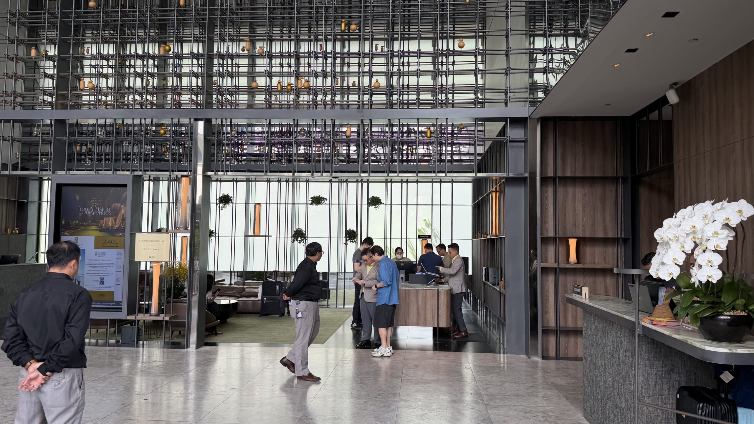 Pan Pacific Orchard reception
