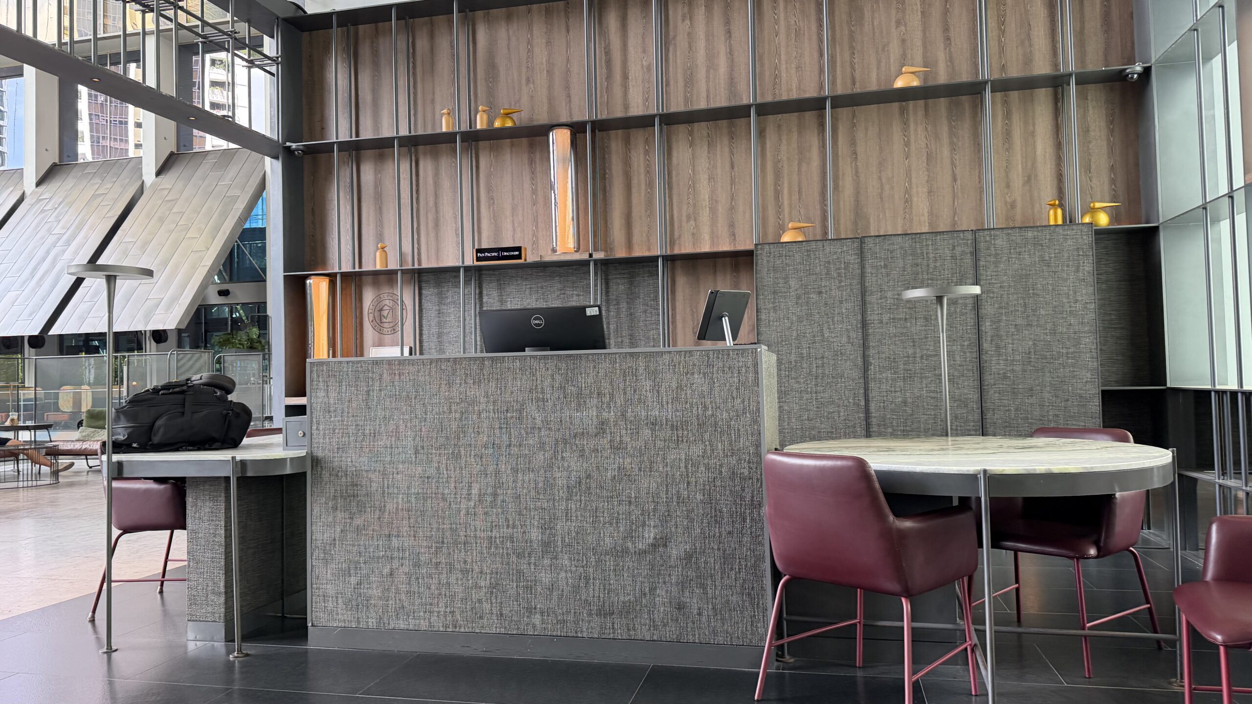 Pan Pacific Orchard check-in counter