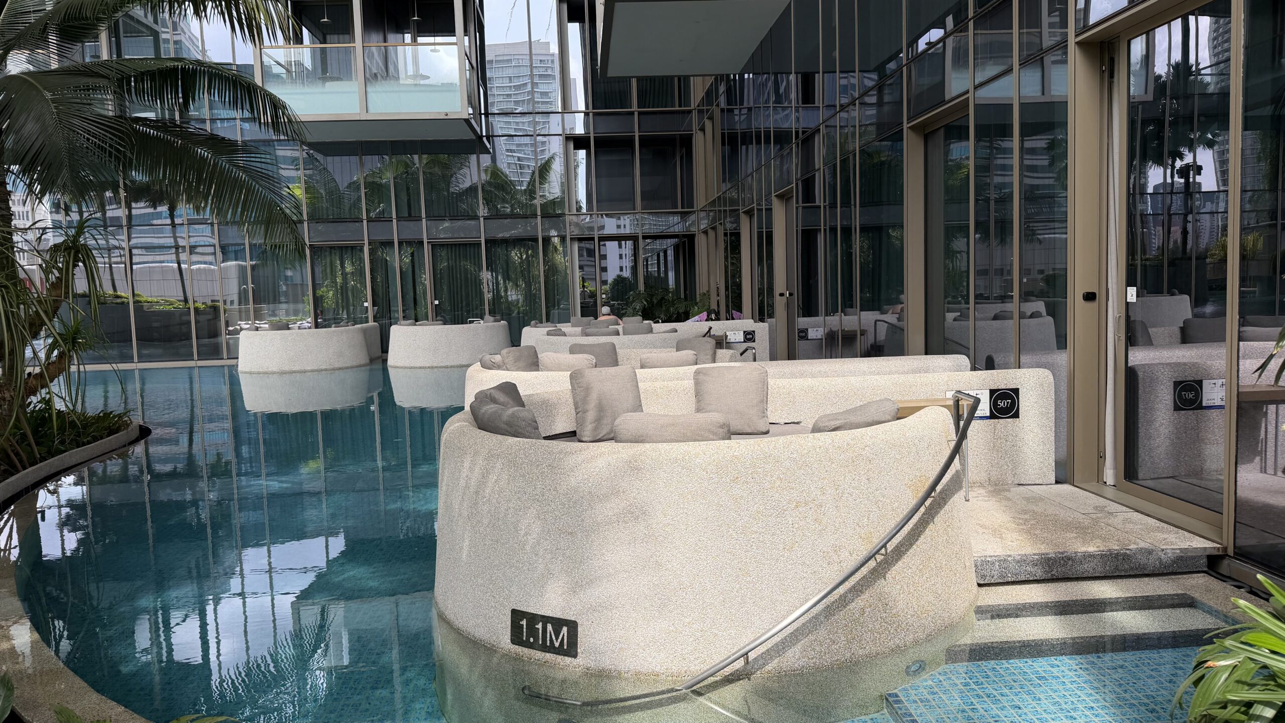 Pan Pacific Orchard beach club pool access room
