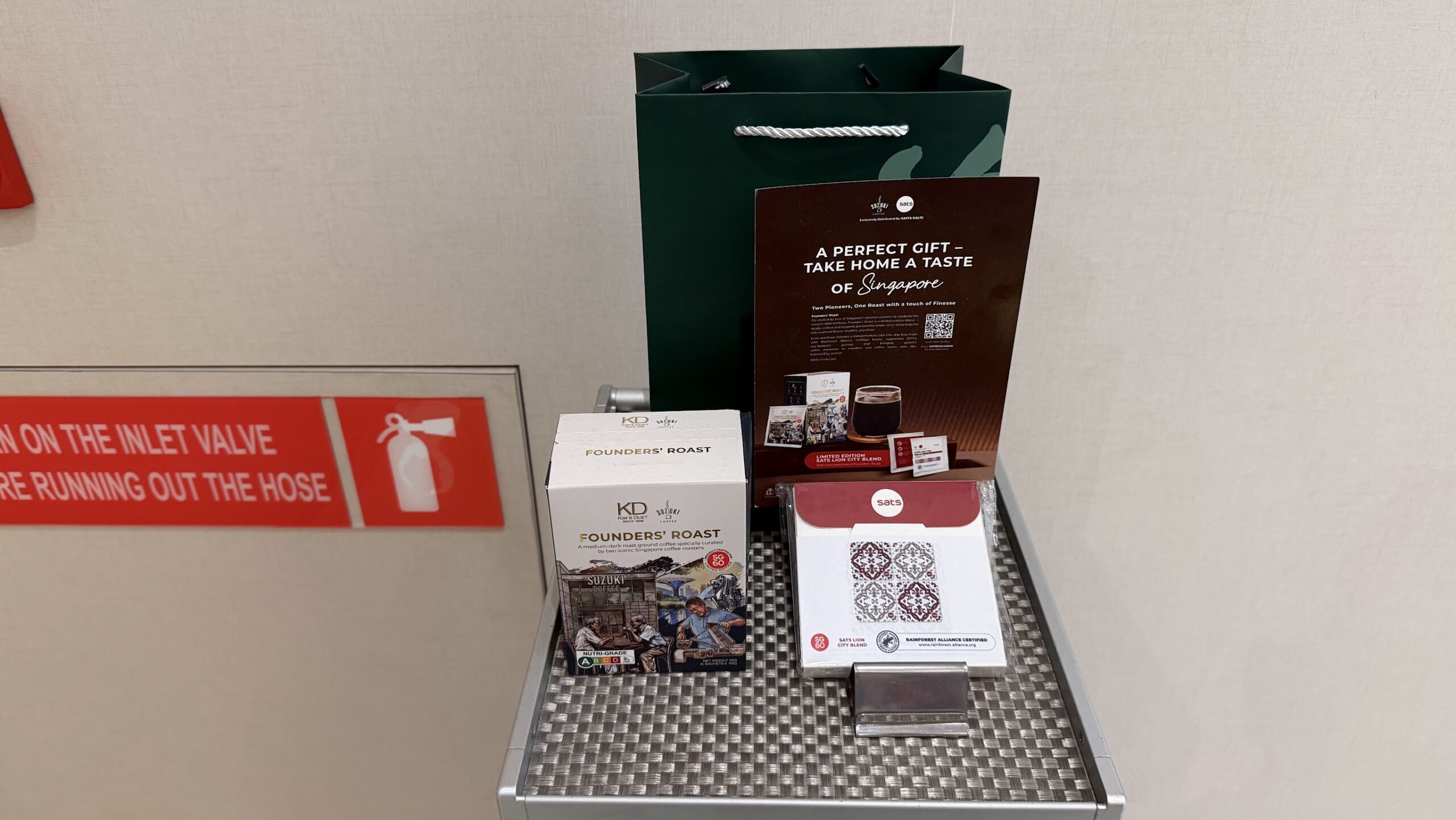 SATS Premier Lounge T3 local souvenir for purchase
