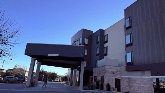 Exterior of the SpringHill Suites by Marriott The Dunes on Monterey Bay