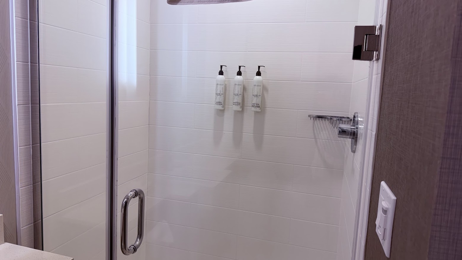 Toiletries were from Alice + Co Botanicals