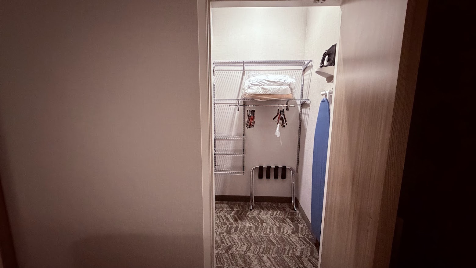 SpringHill Suites Monterey 2 Queen Room's walk-in closet